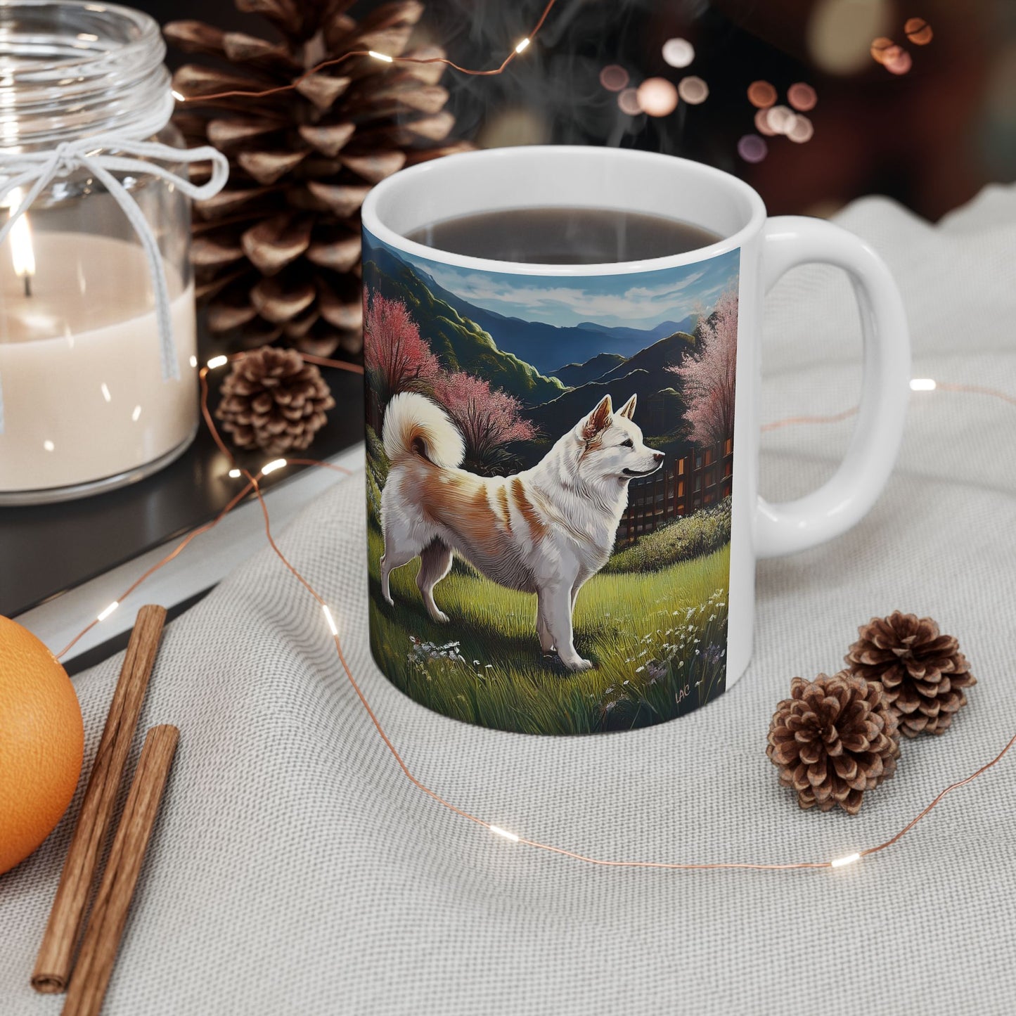 Kishu Ken Ceramic Mug: Sip in Style with Every Brew