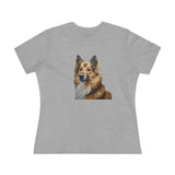 Icelandic Sheepdog Women's Relaxed Fit Cotton Tee