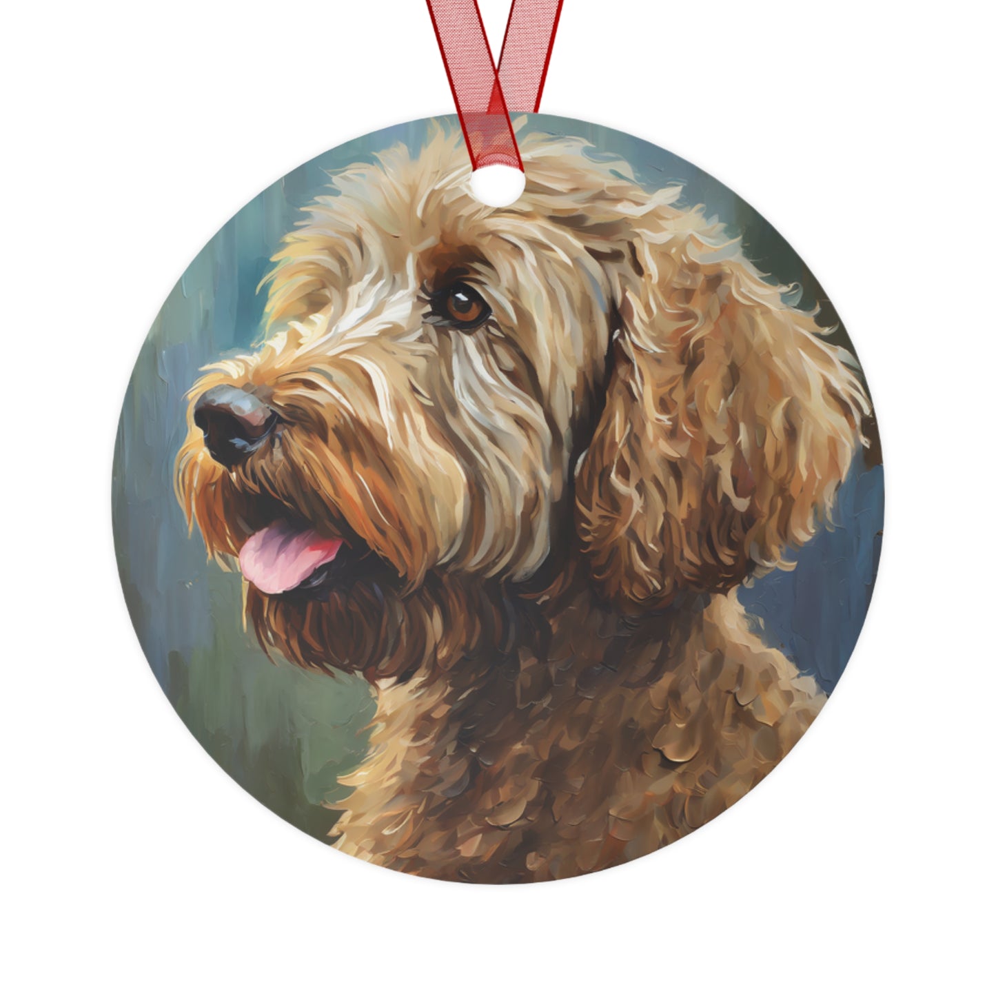 Labradoodle Magic Metal Ornaments