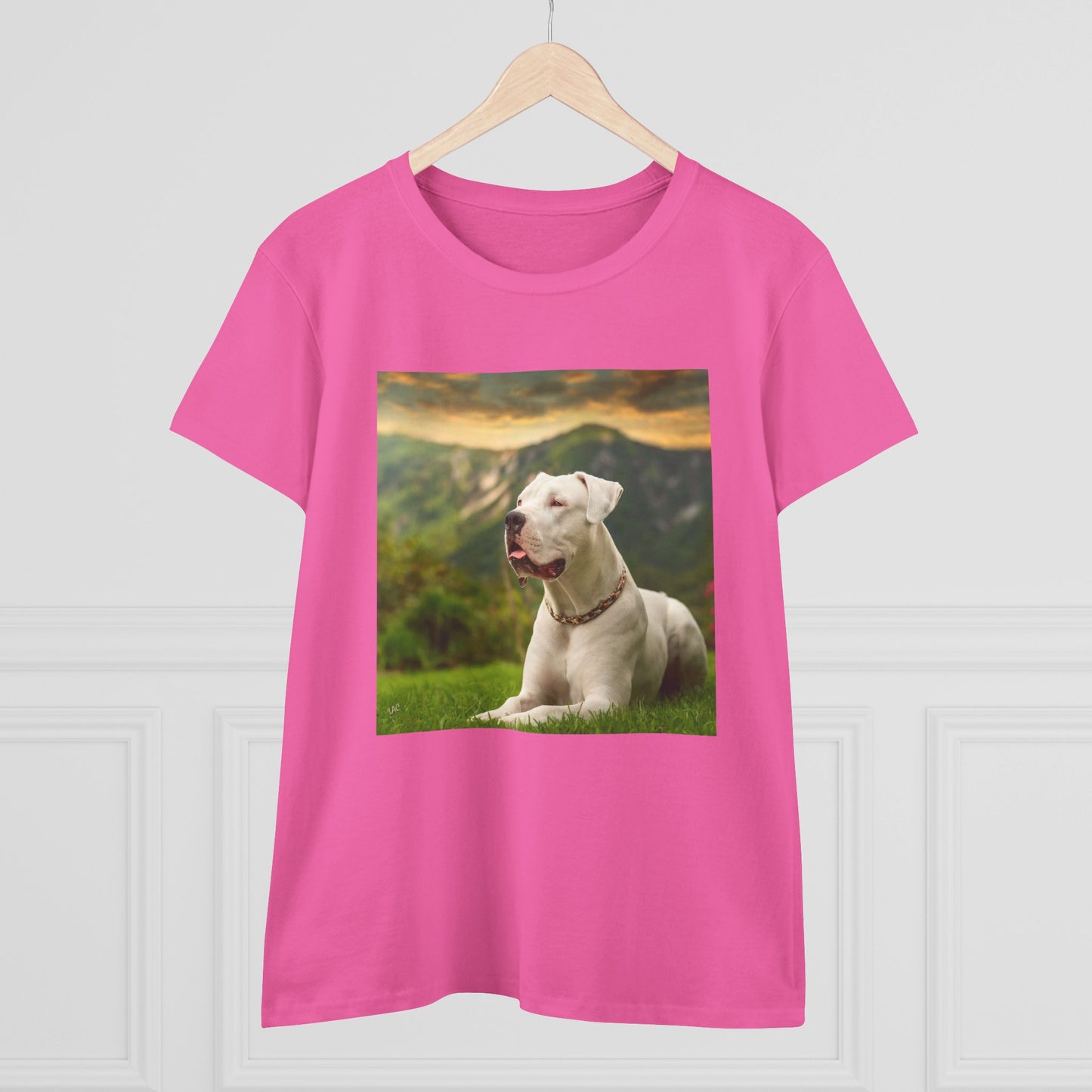 Dogo Argentino Women's Midweight Cotton Tee