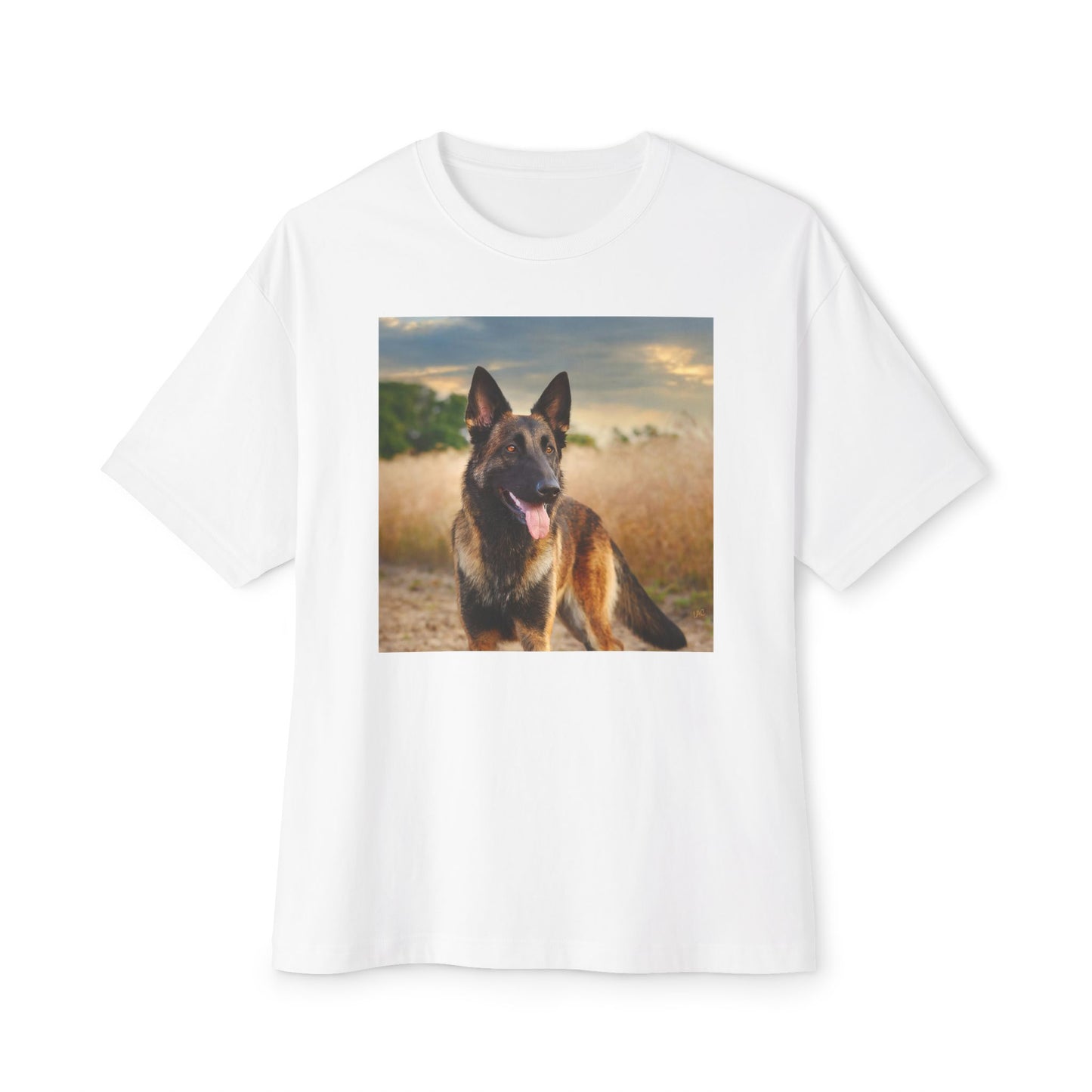 Dutch Shepherd Unisex Oversized Ringspun Cotton Boxy T-shirt