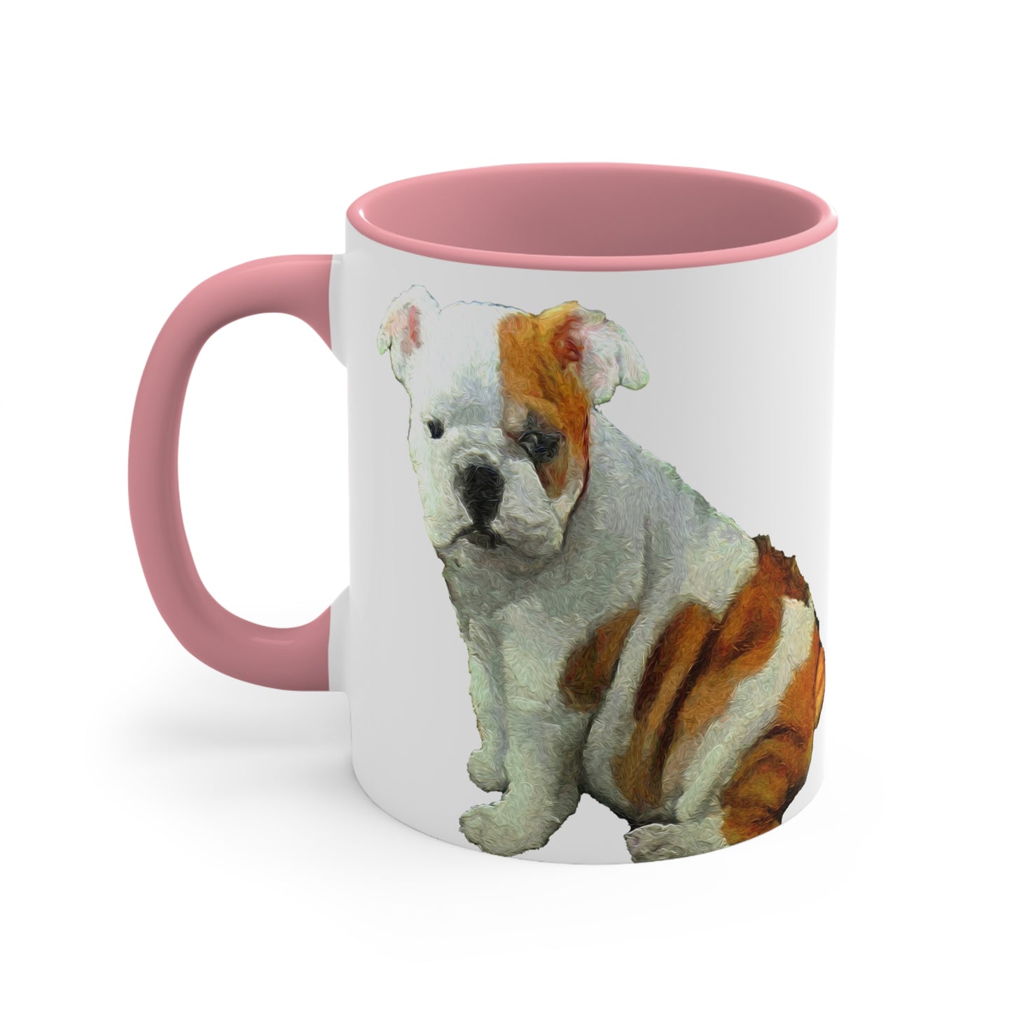 English Bulldog 'Bugsy' Accent Coffee Mug, 11oz