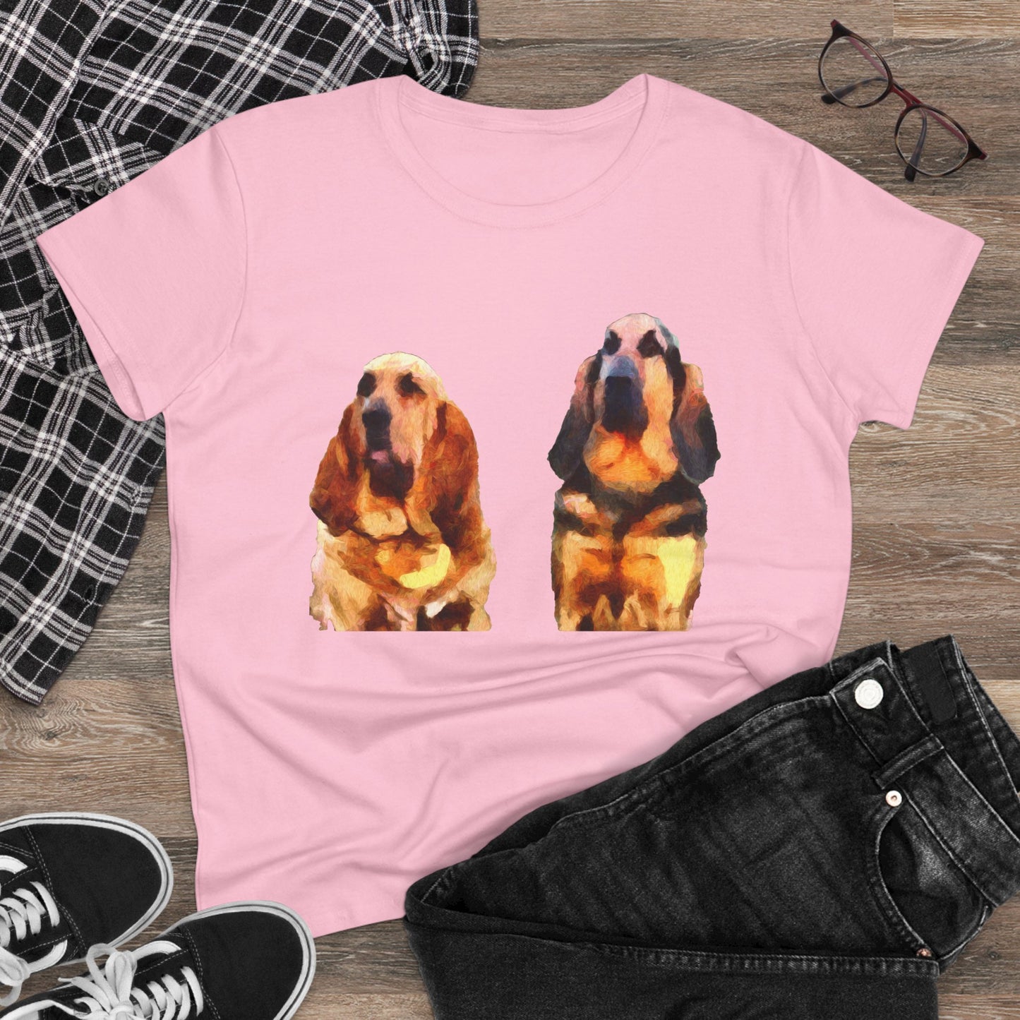 Bloodhounds 'Bear & Bubba' Women's Midweight Cotton Tee