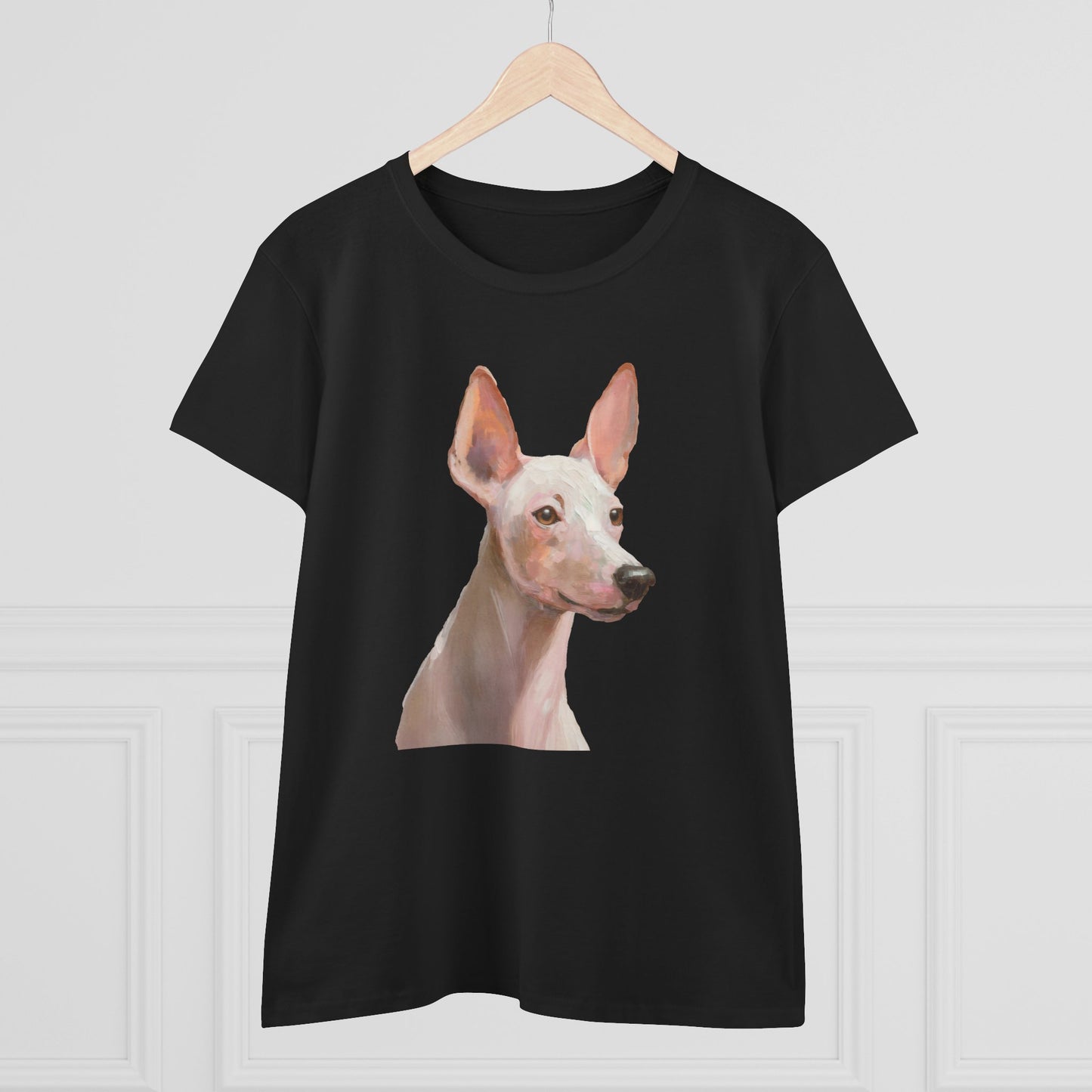 Xoloitzcuintli 'Mexican Hairless' Women's Midweight Cotton Tee