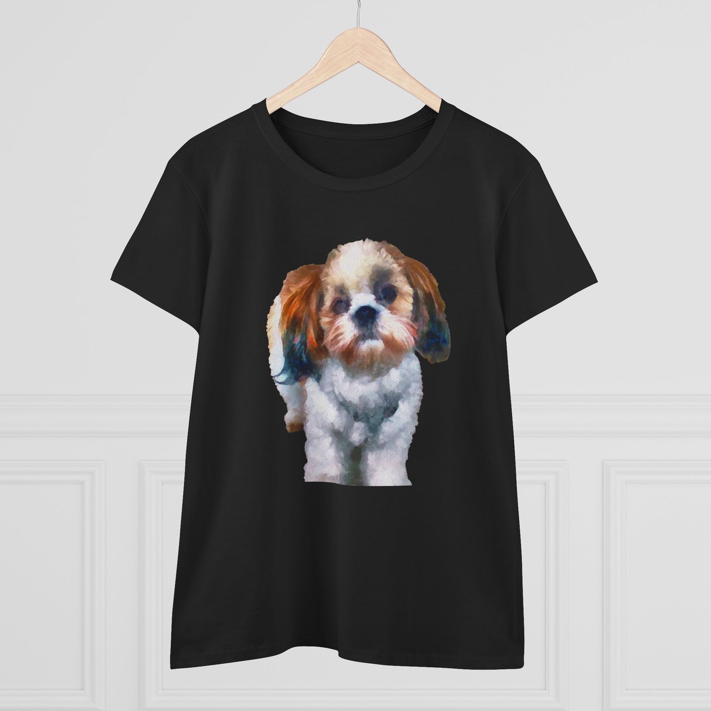 Shih-Tzu Women's Midweight Cotton Tee