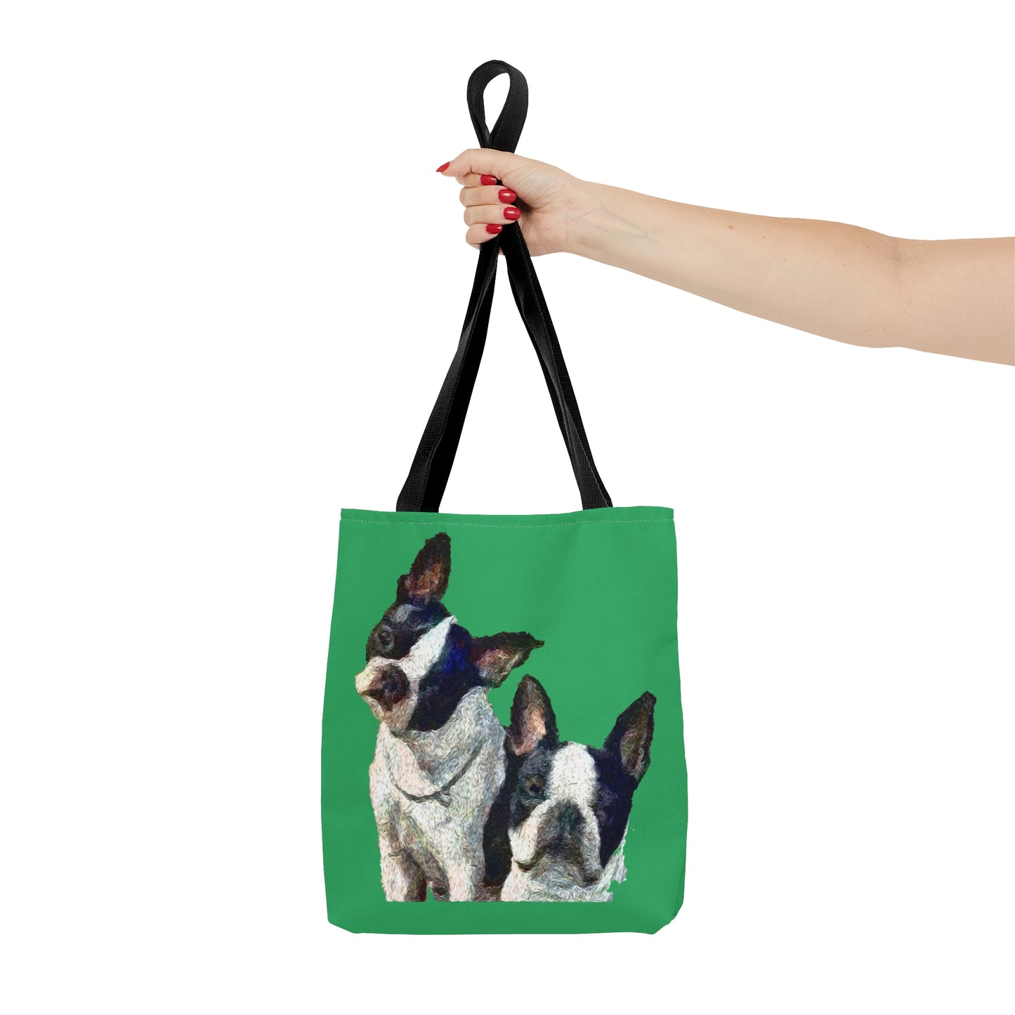 Boston Terrriers "Skipper & Dee Dee" Tote Bag