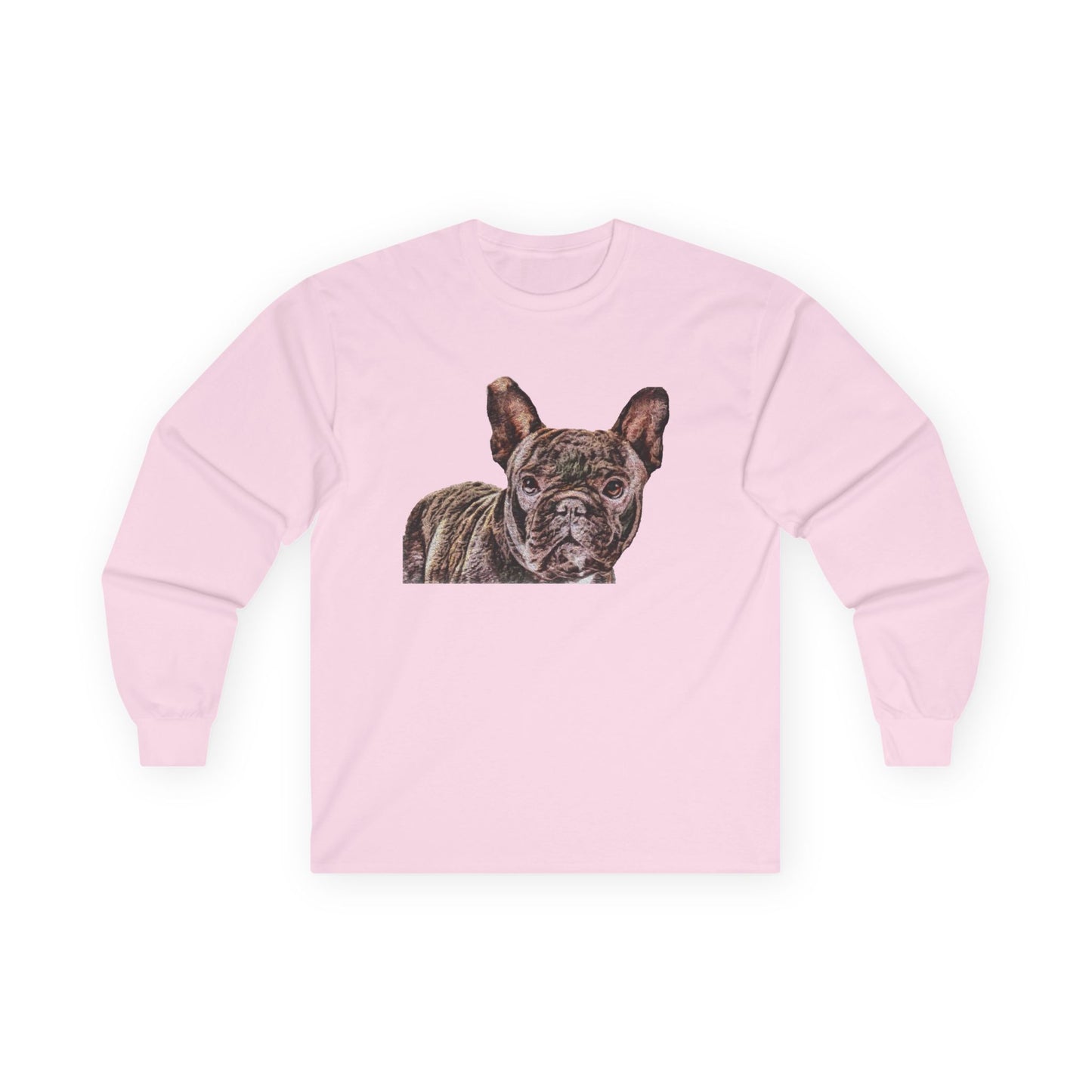 French Bulldog 'Frenchie #2' Classic Cotton Long Sleeve Tee