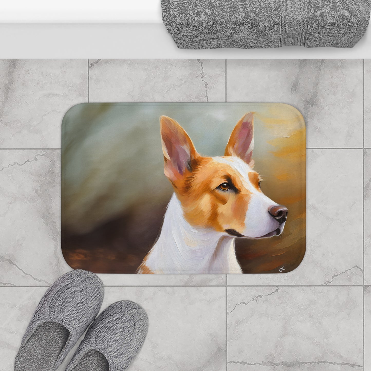 Canaan Dog of Israel - Luxurious Bathroom Rug Mat