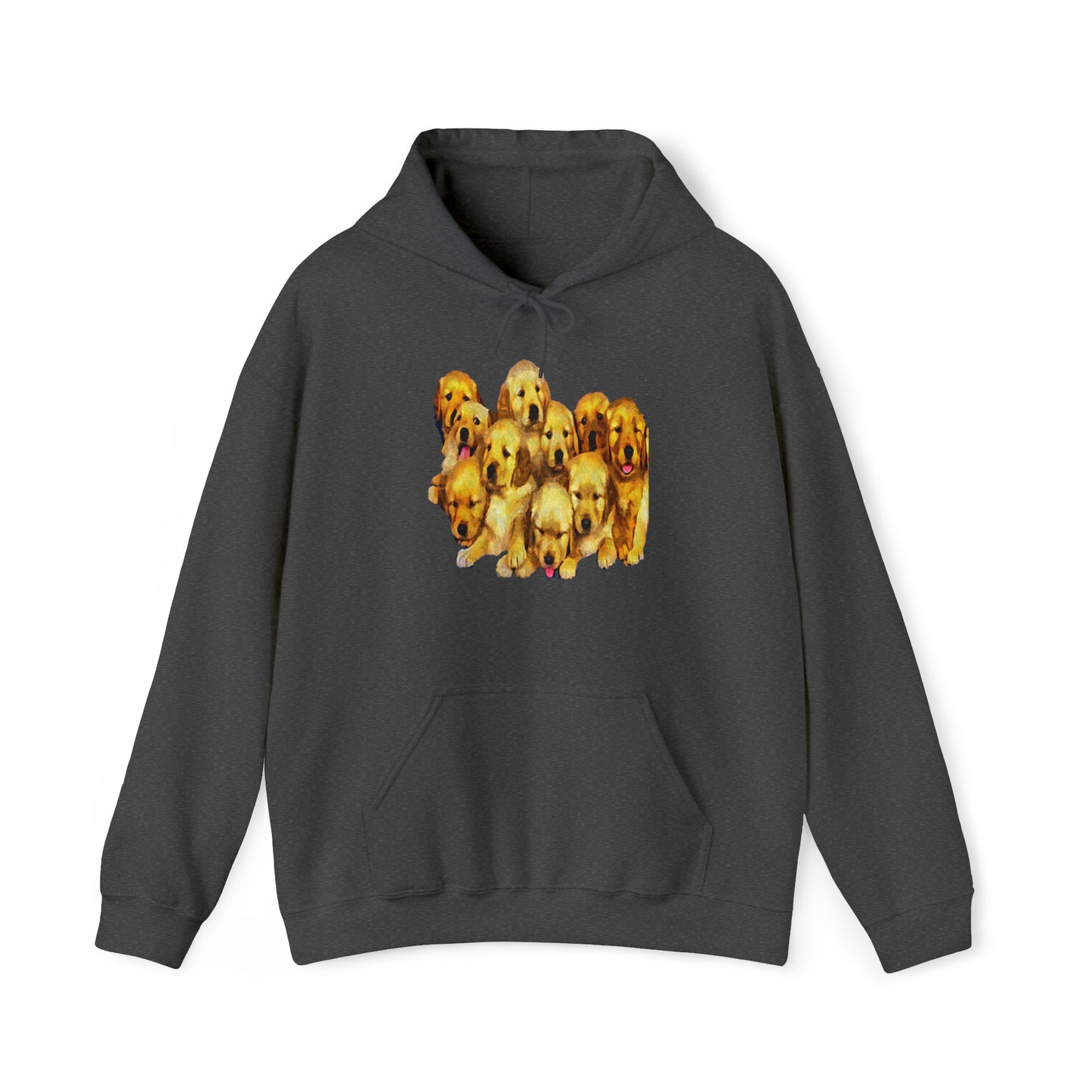 Golden Retriever Puppies Unisex 50/50 Hoodie