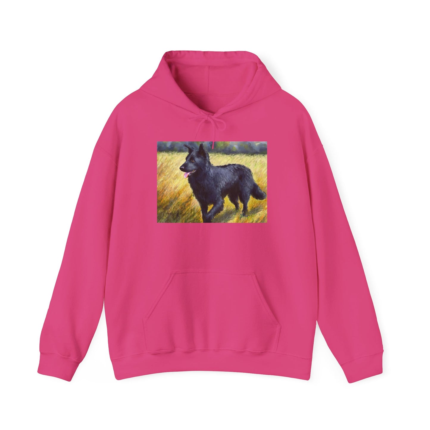 Mudi Unisex 50/50 Hooded Sweatshirt