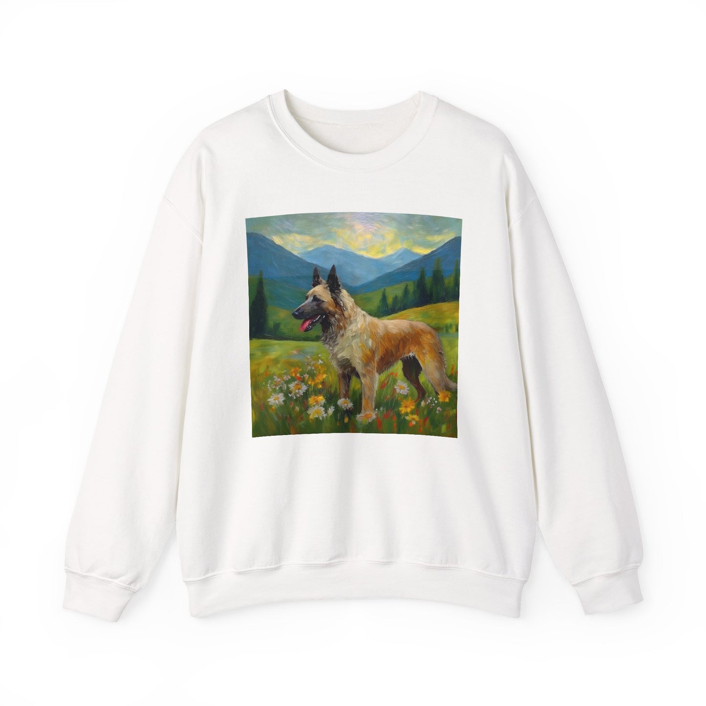 Belgian Laekenois Unisex 50/50 Crewneck Sweatshirt
