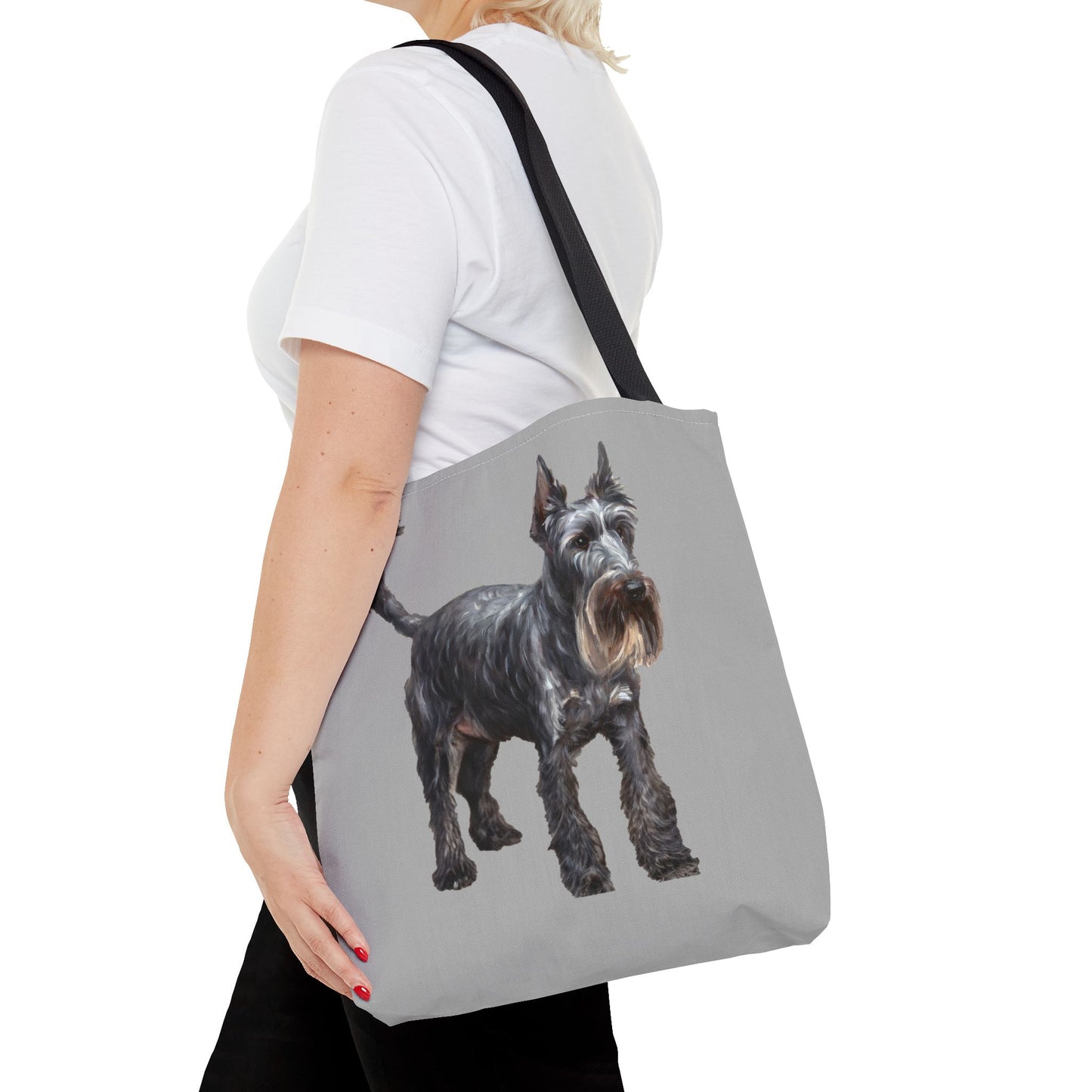 Cesky Terrier - Spun Polyester Tote Bag (AOP)