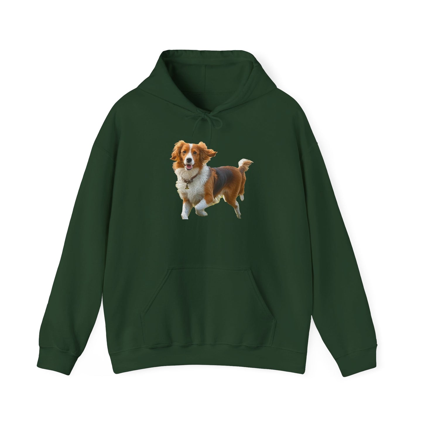 Nederlandse Kooikerhondje Unisex 50/50 Hooded Sweatshirt