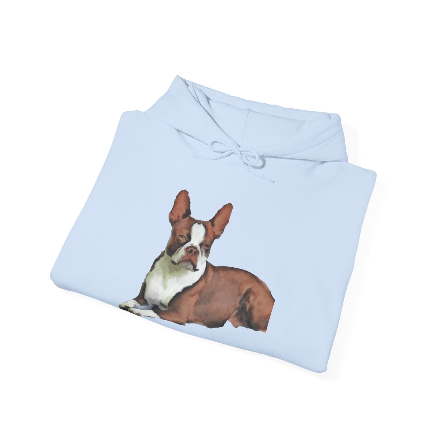 Boston Terrier 'Seely' Unisex 50/50 Hoodie