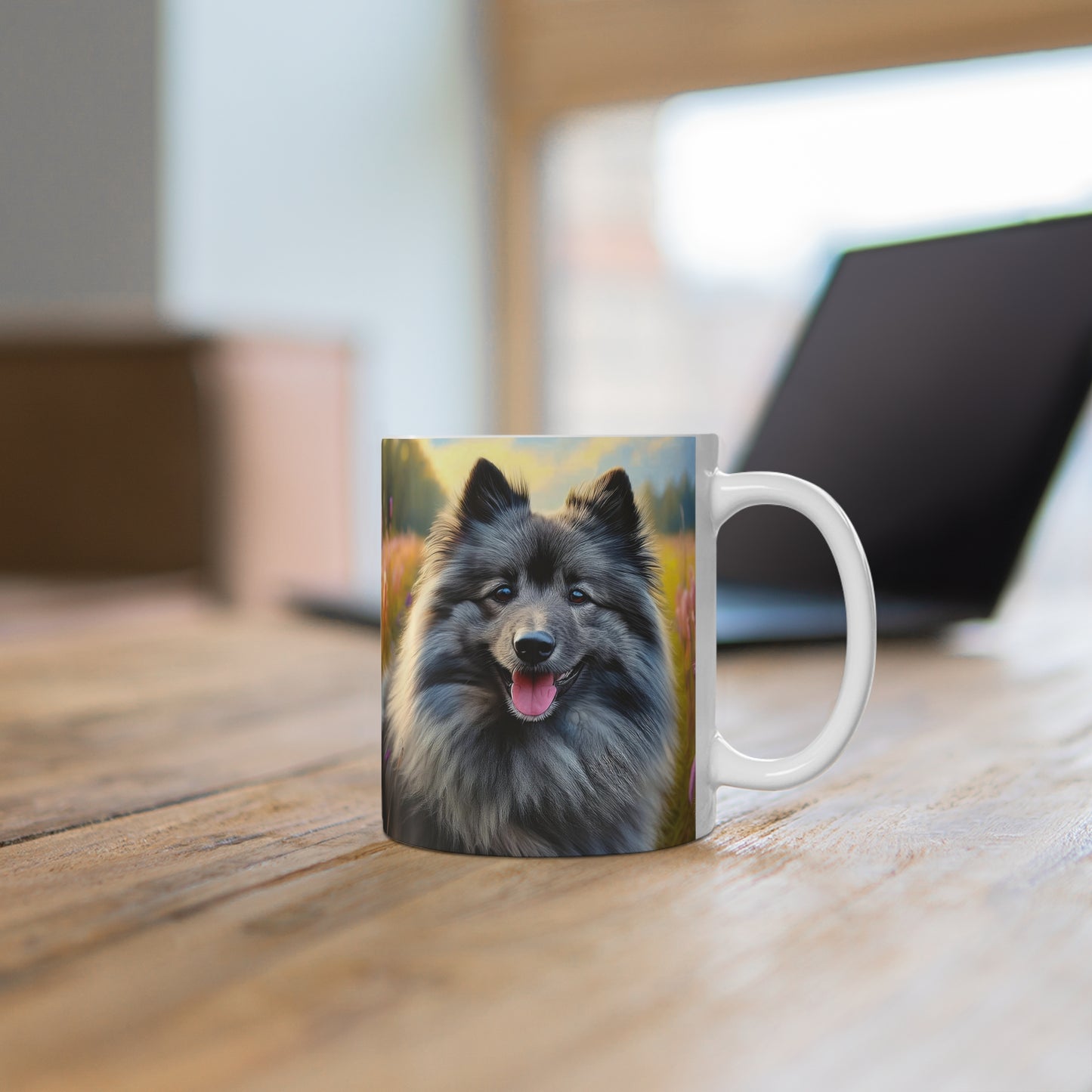 Keeshond Ceramic Mug - 11oz