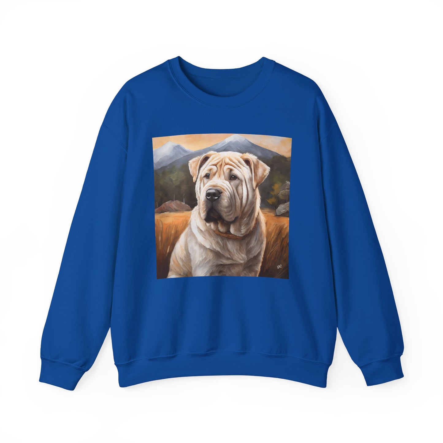 Chinese Shar-Pei Unisex 50/50 Crewneck Sweatshirt