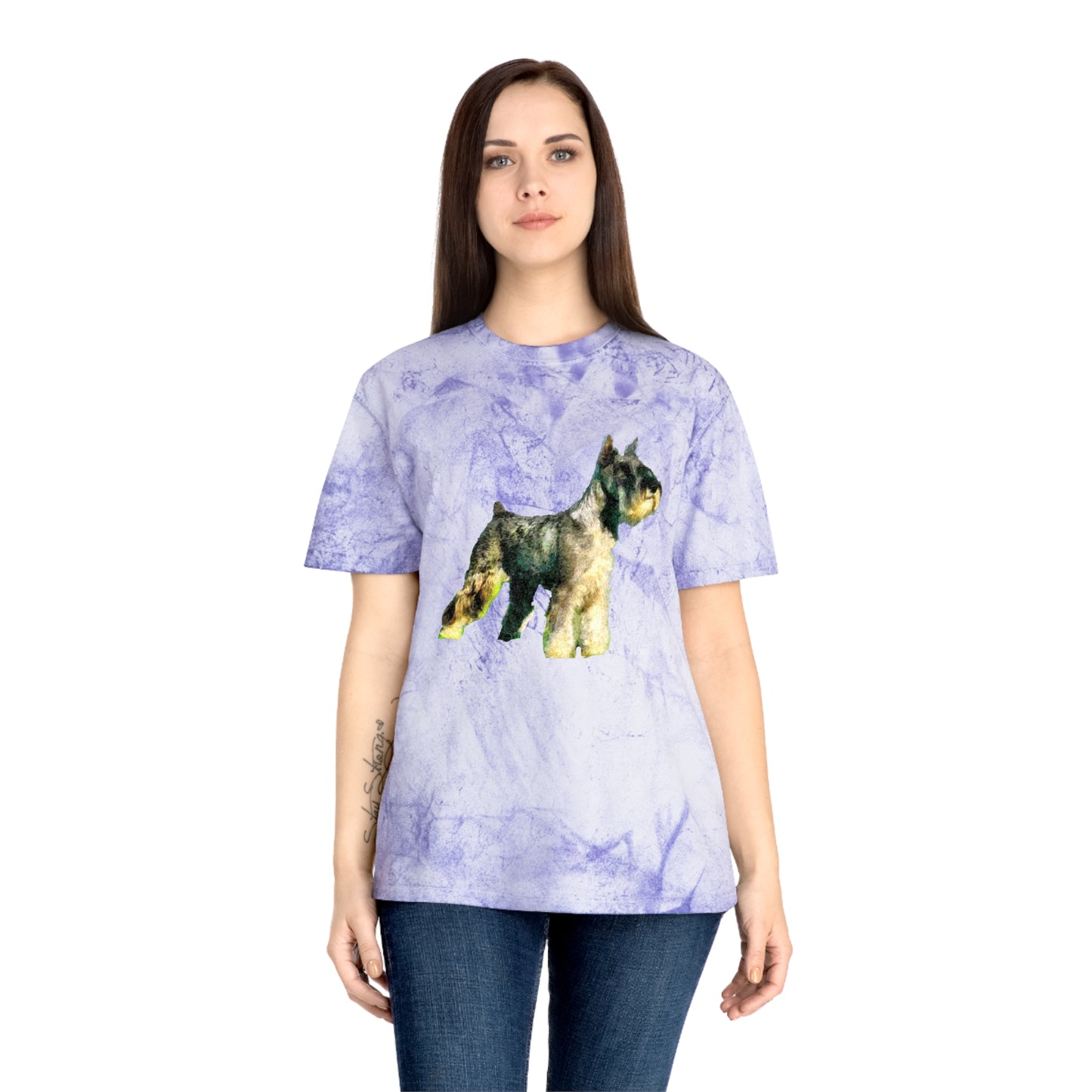 Schnauzer Unisex Cotton Color Blast T-Shirt