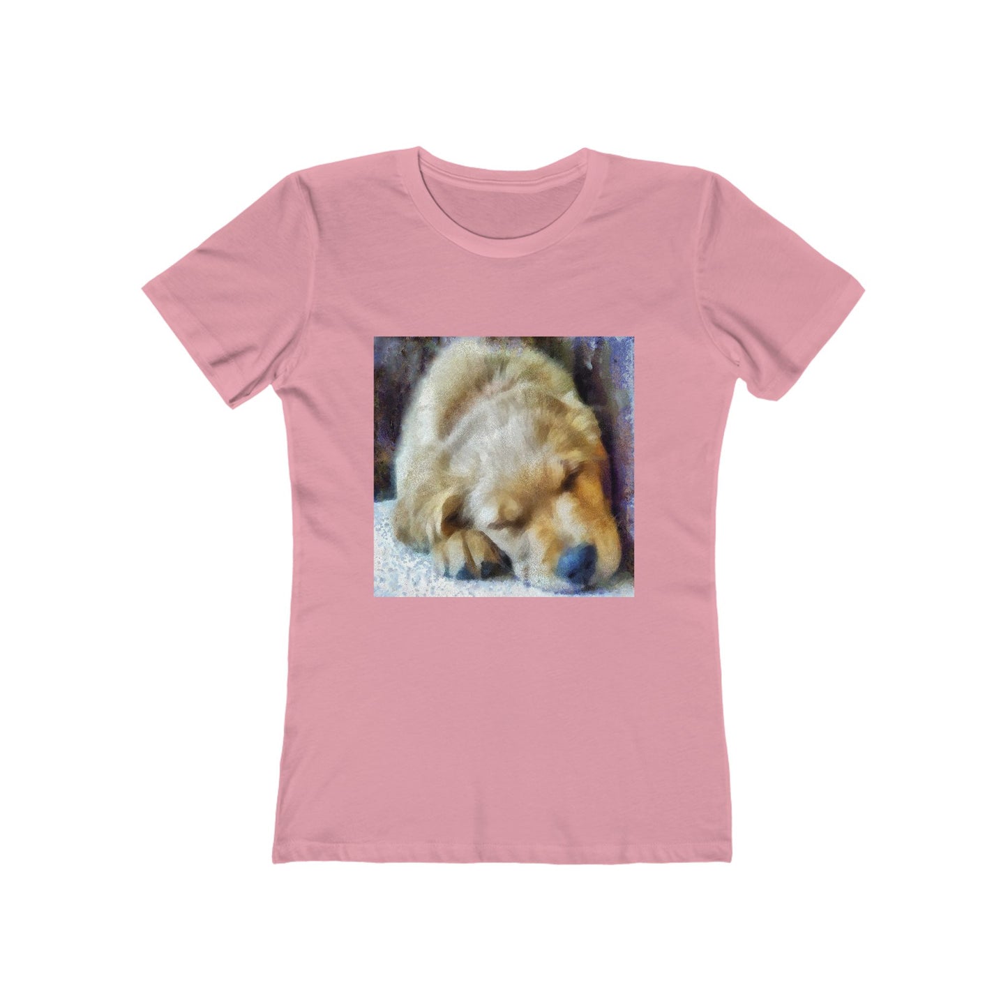Golden Retriever 'Zuko' Women's Slim Fit T-Shirt
