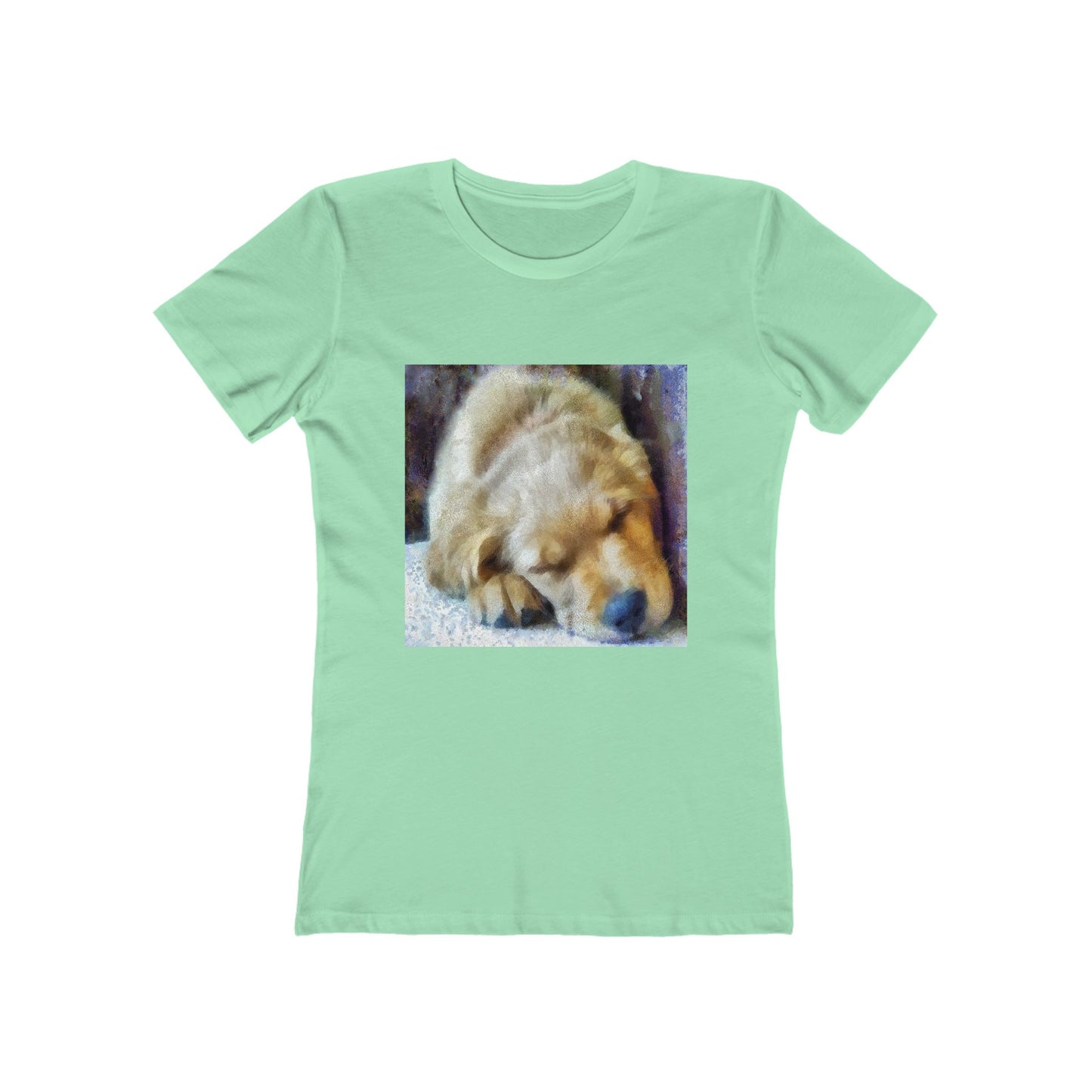Golden Retriever 'Zuko' Women's Slim Fit T-Shirt