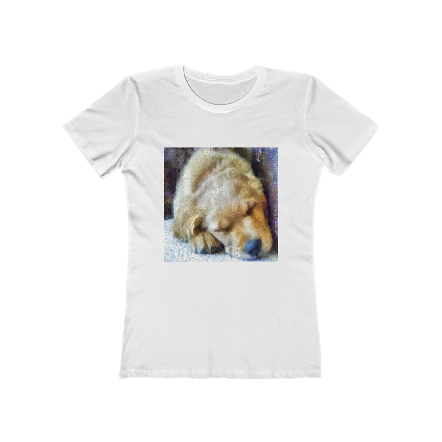 Golden Retriever 'Zuko' Women's Slim Fit T-Shirt