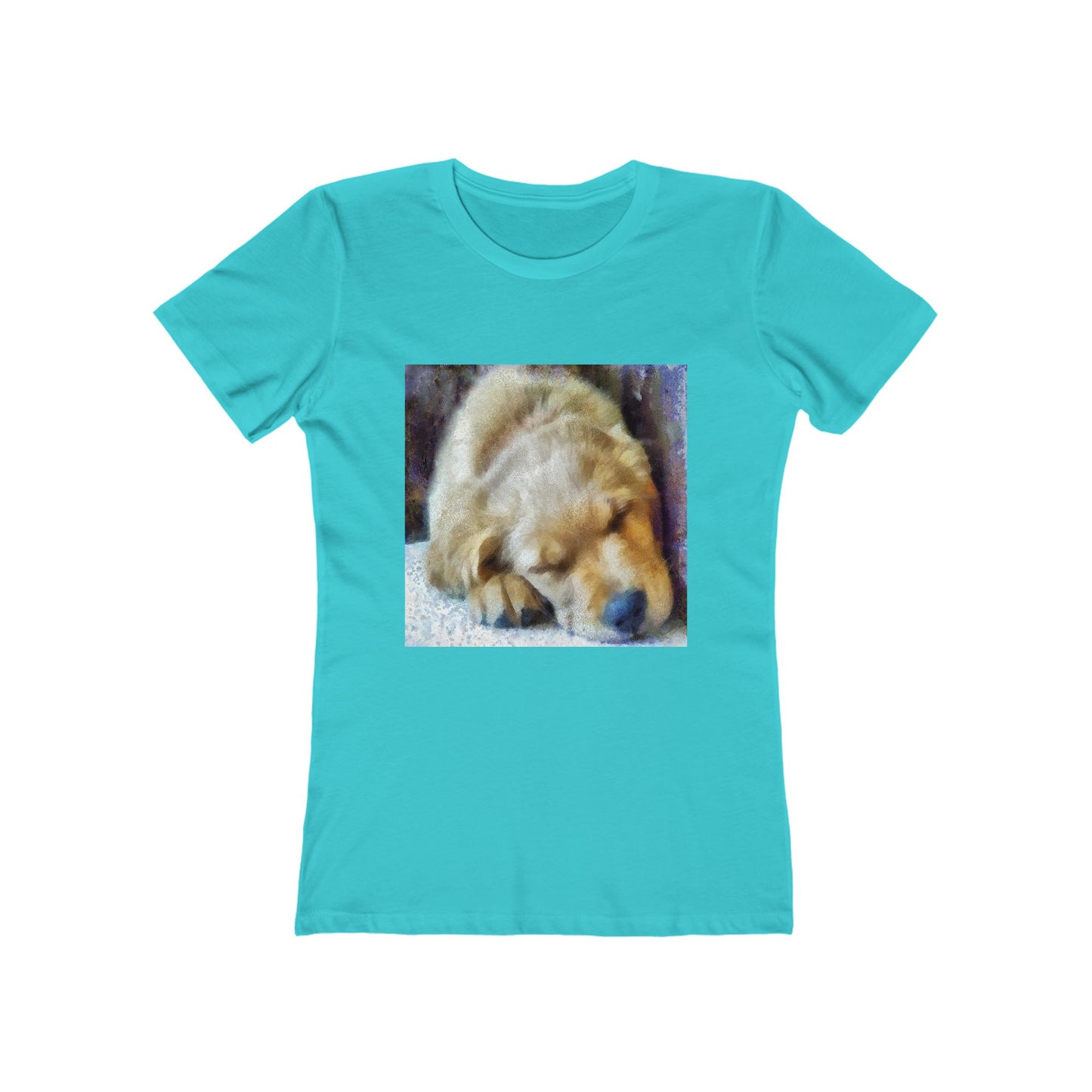 Golden Retriever 'Zuko' Women's Slim Fit T-Shirt