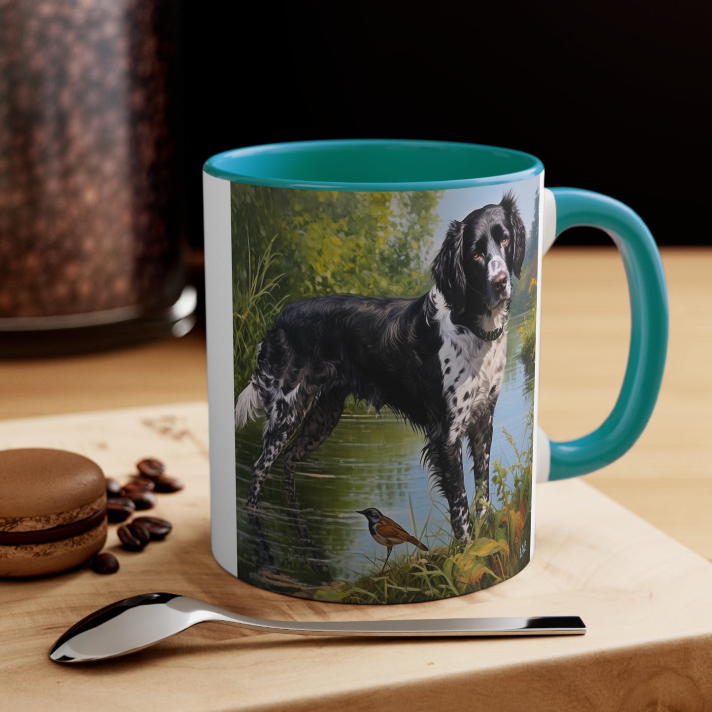 Large Munsterlander 11oz Ceramic Accent Mug