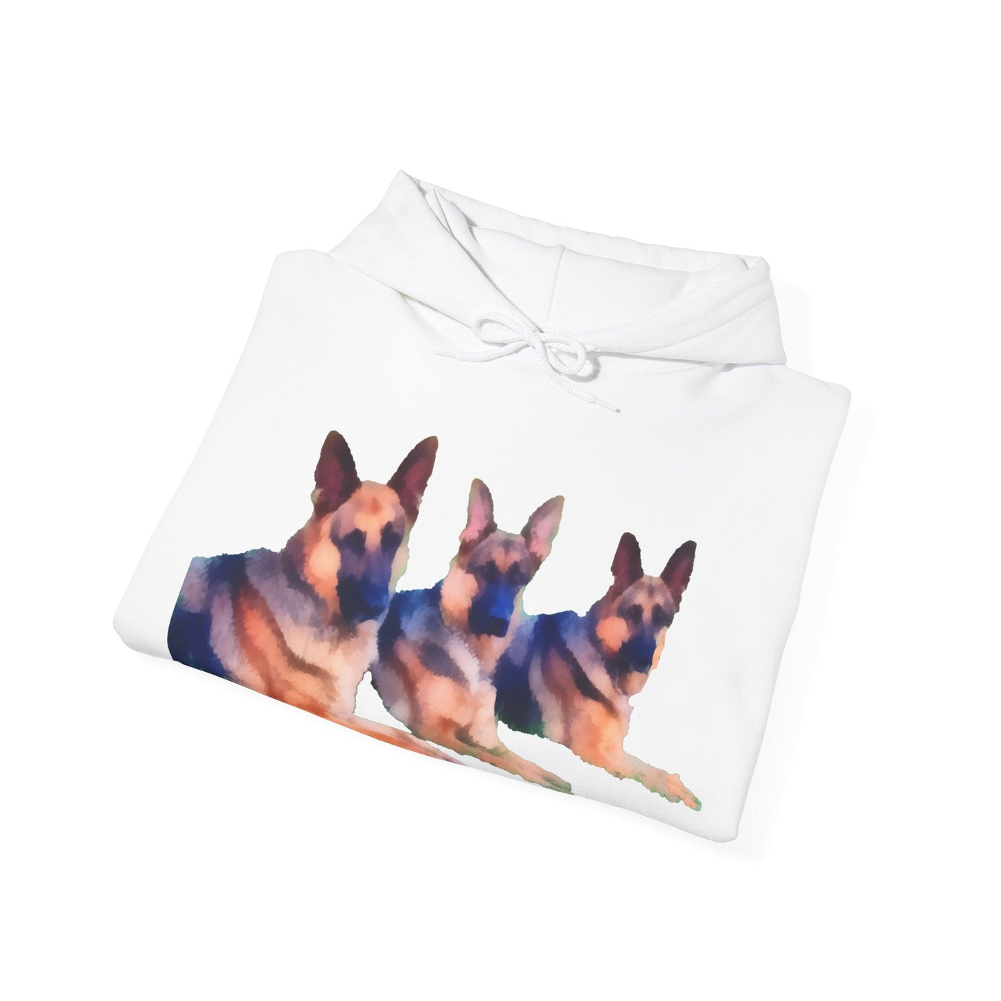 German Shepherd Trio Unisex Hoodie: A Canine Comfort Classic