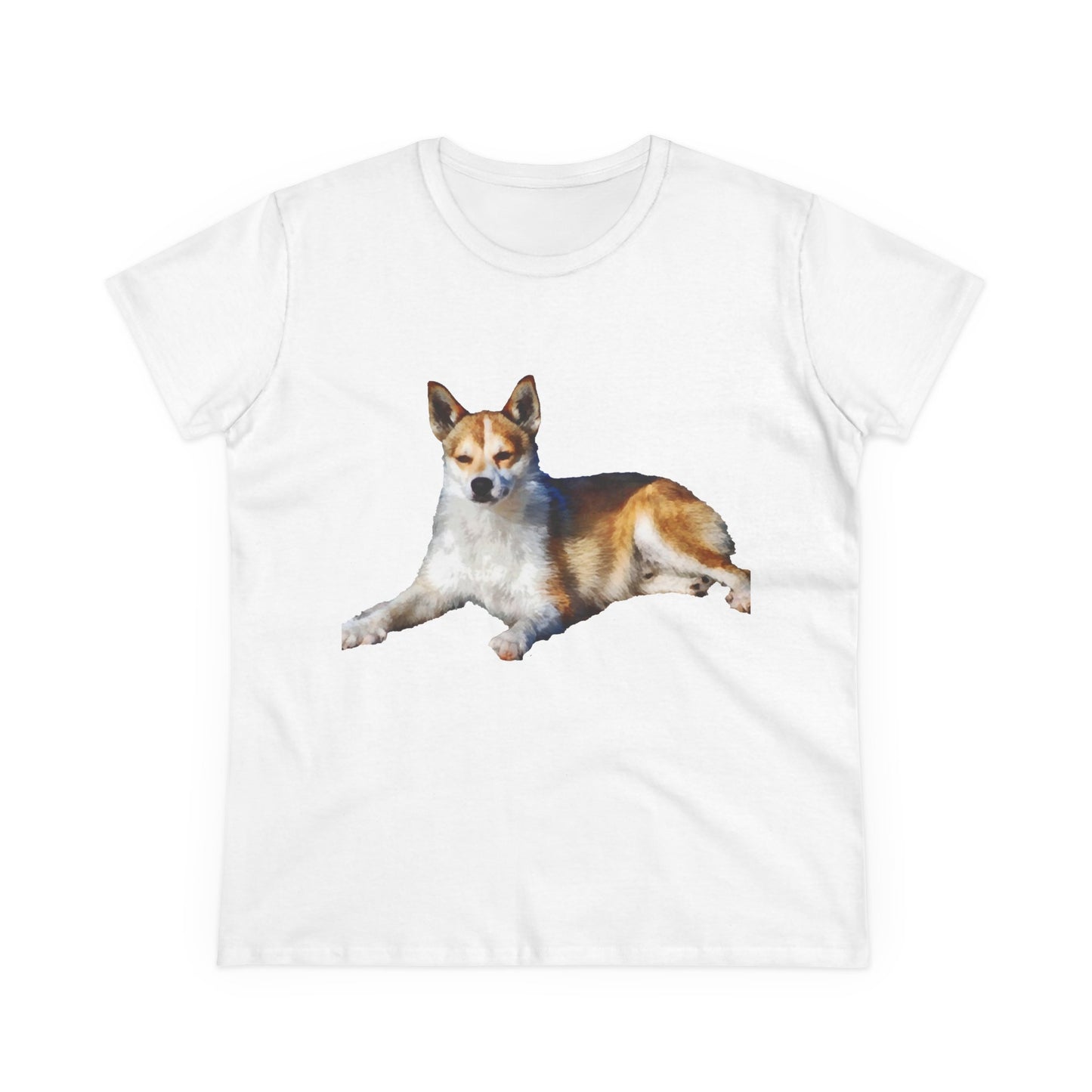 Norwegian Lundehund Women's Midweight Cotton Tee