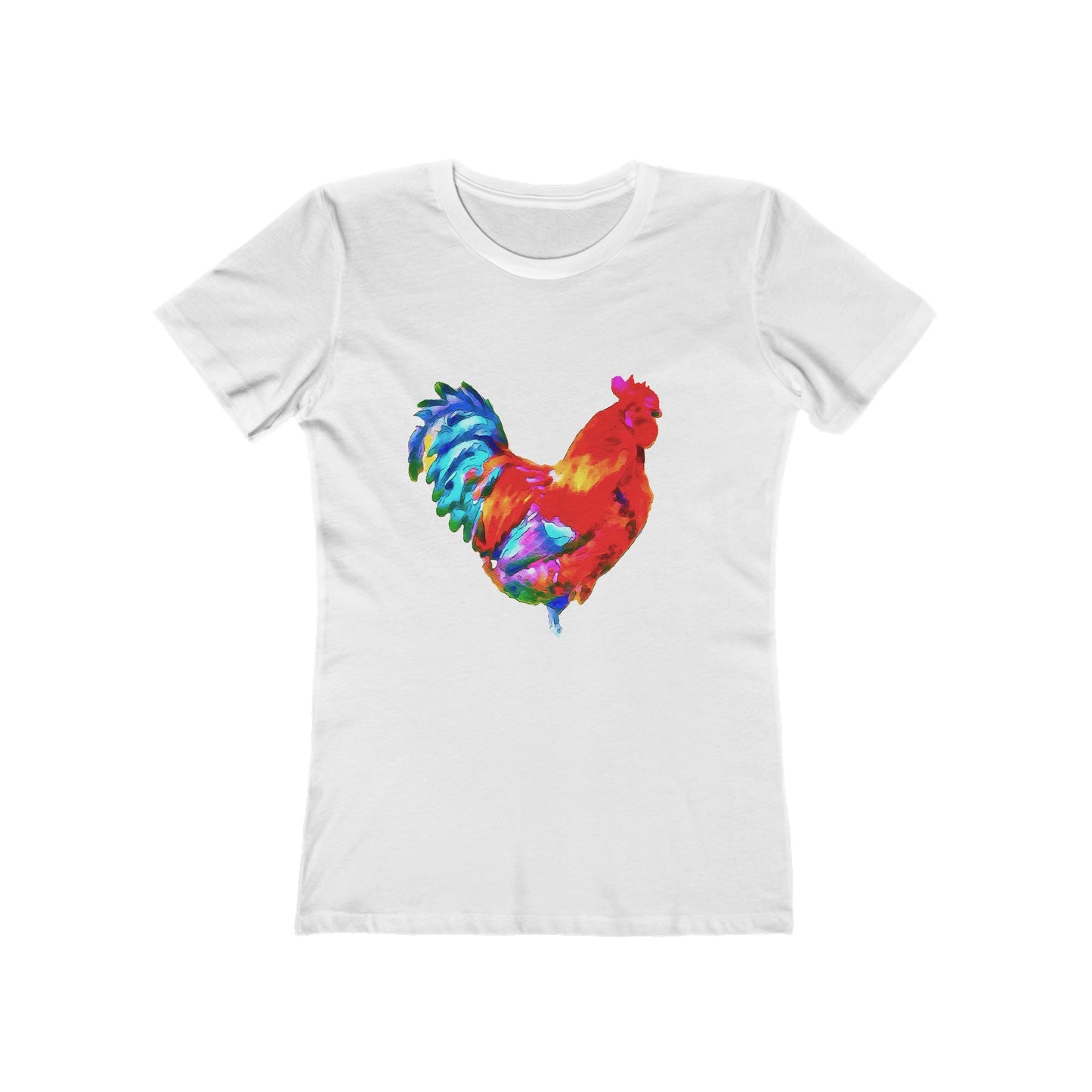 Rooster 'Craw' - Women's Slim Fit Ringspun Cotton T-Shirt