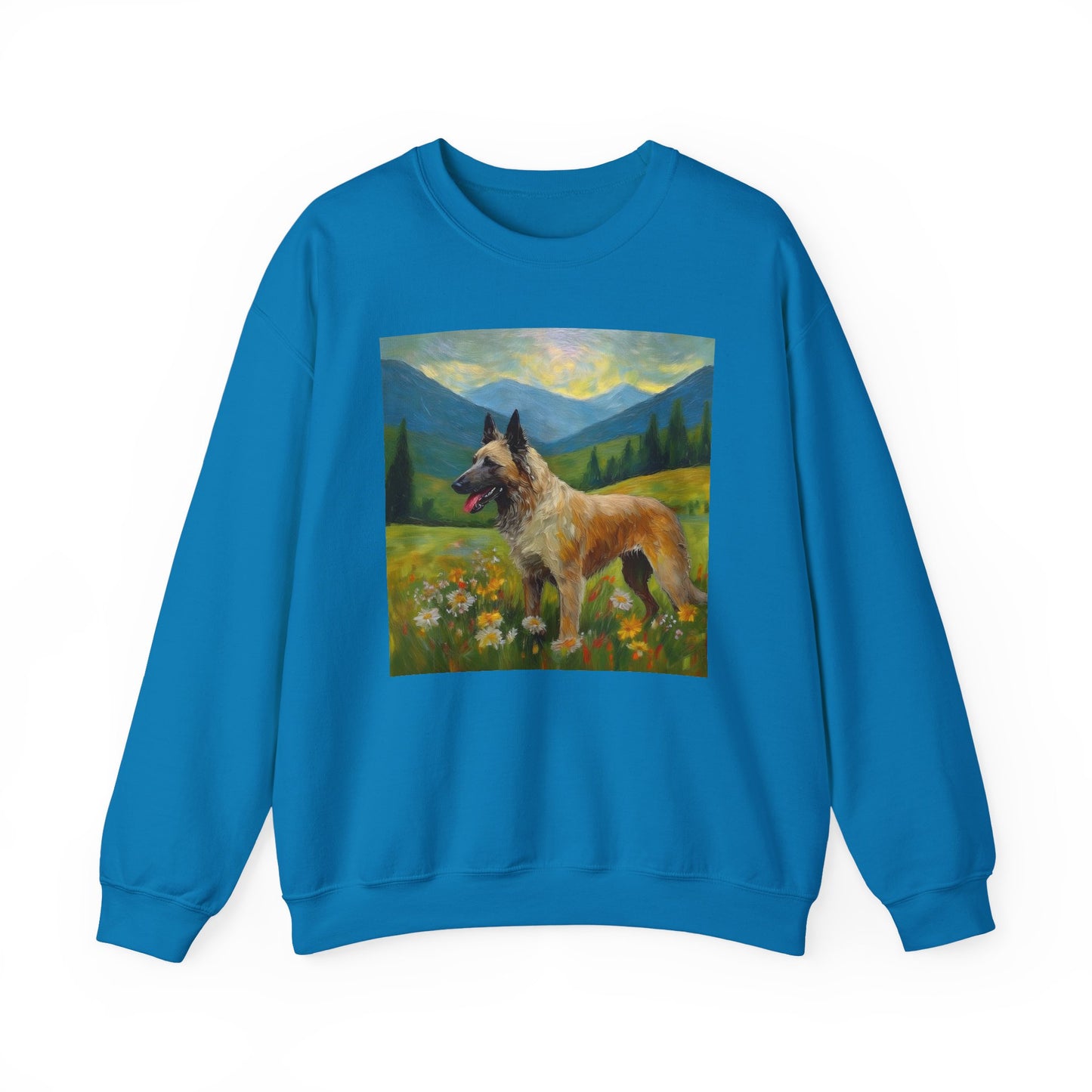 Belgian Laekenois Unisex 50/50 Crewneck Sweatshirt