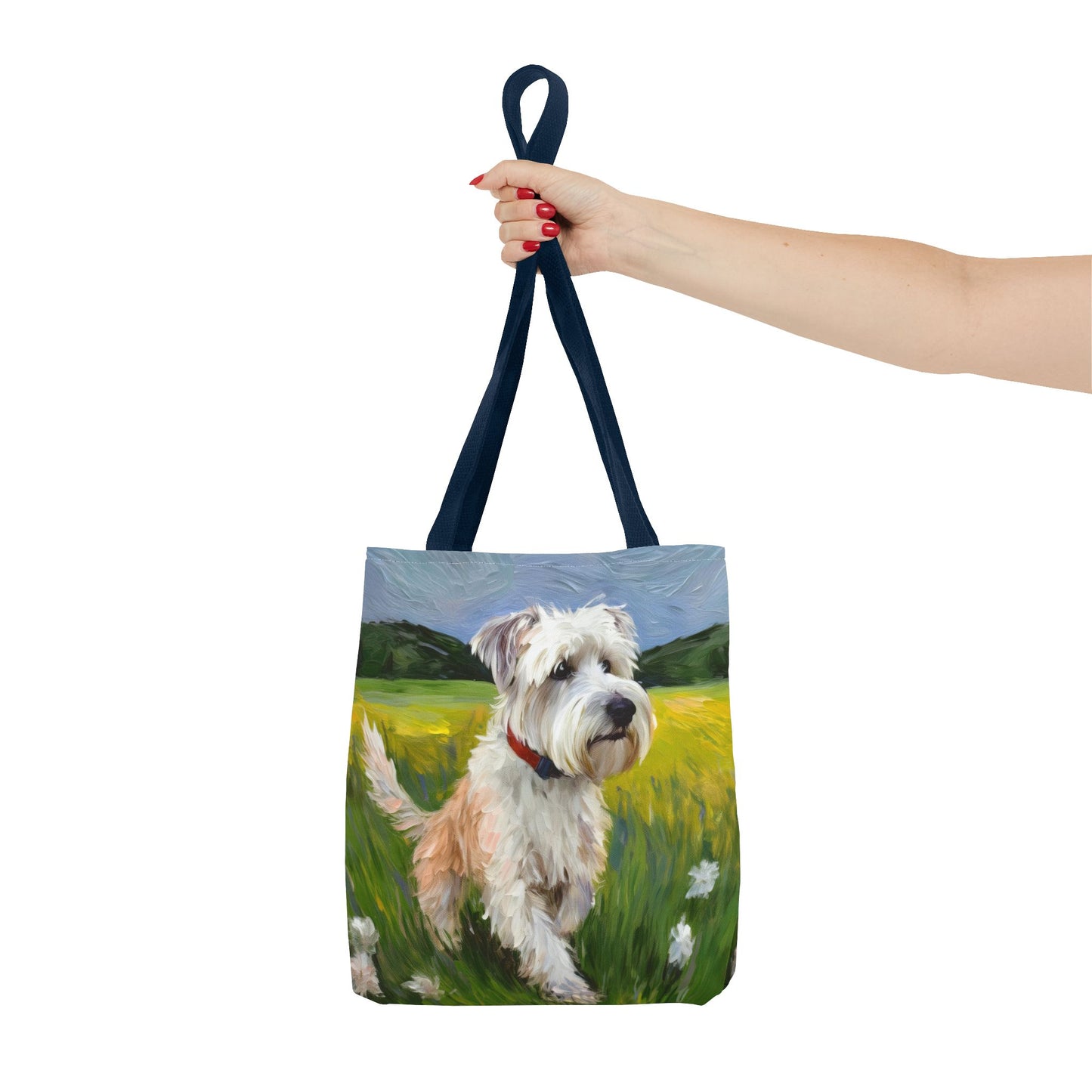 Dandie Dinmont Terrier - Polyester Tote Bag (AOP)