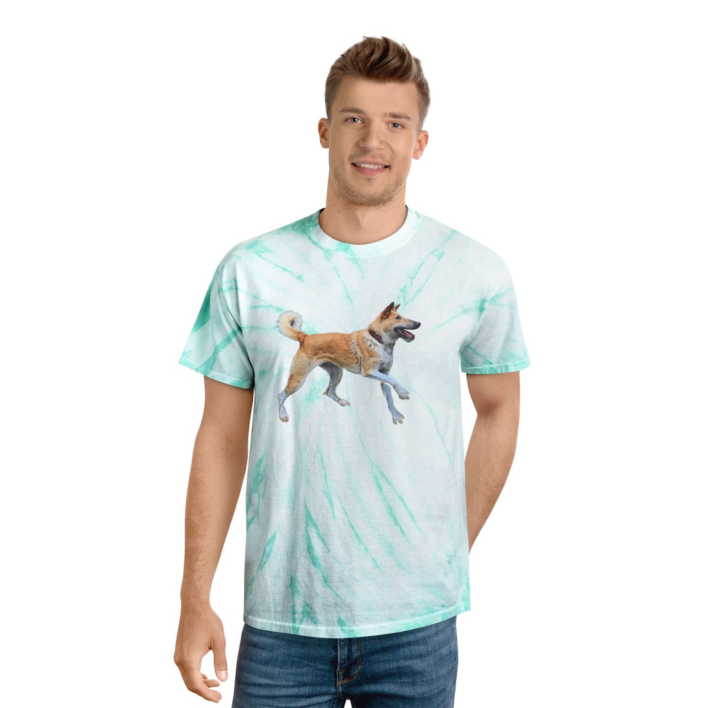 Korean Jindo Tie-Dye Tee, Cyclone
