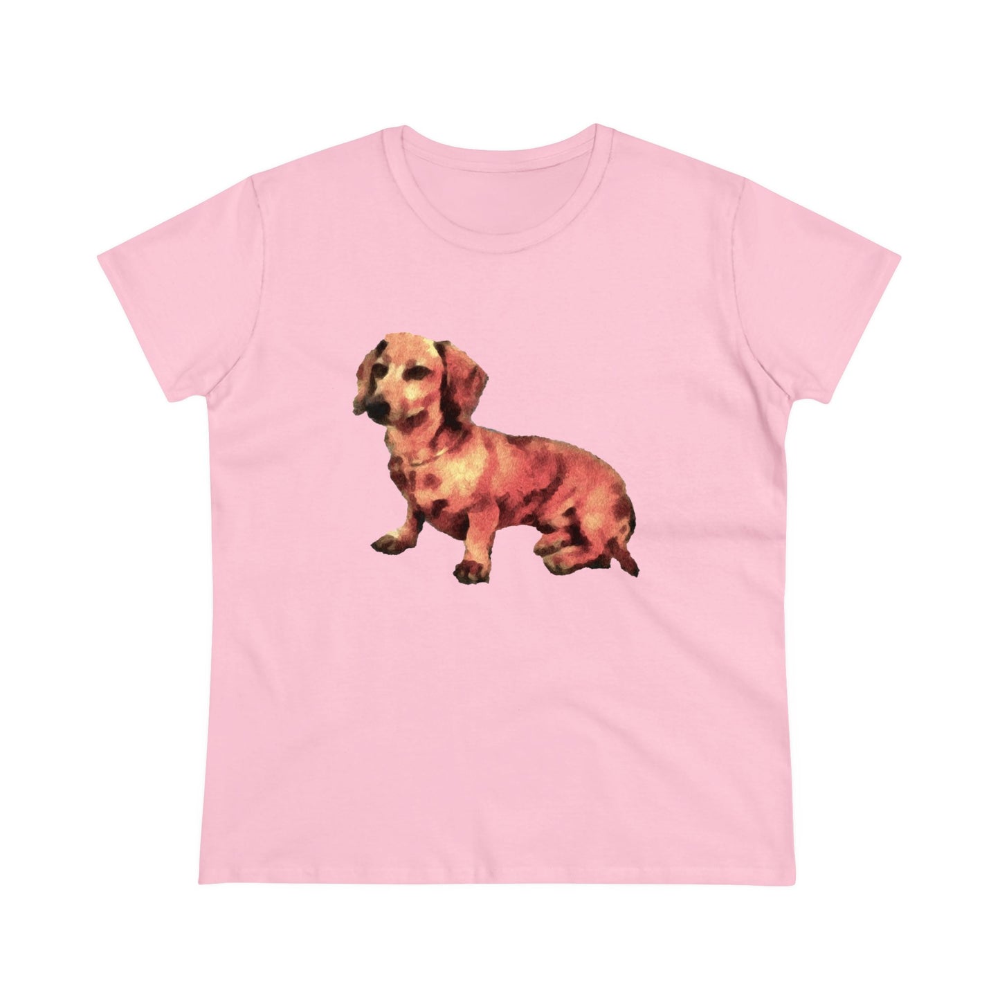 Dachshund 'Simone' Women's Midweight Cotton Tee