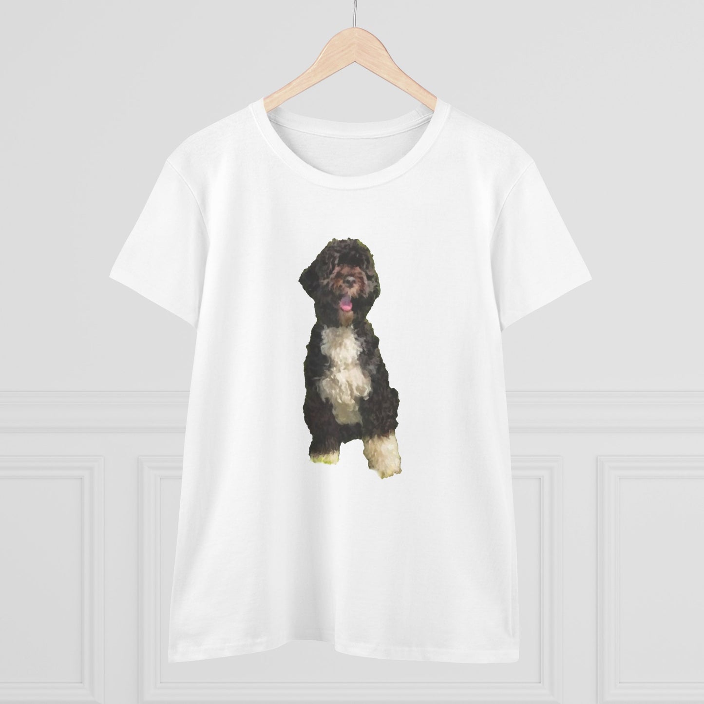 Portuguese Water Dog 'Loco' Women's Midweight Cotton Tee