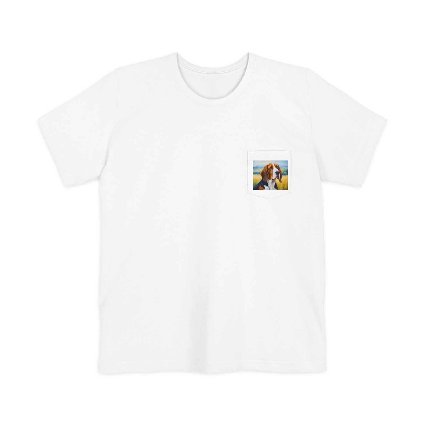 American English Coonhound Unisex Pocket T-shirt