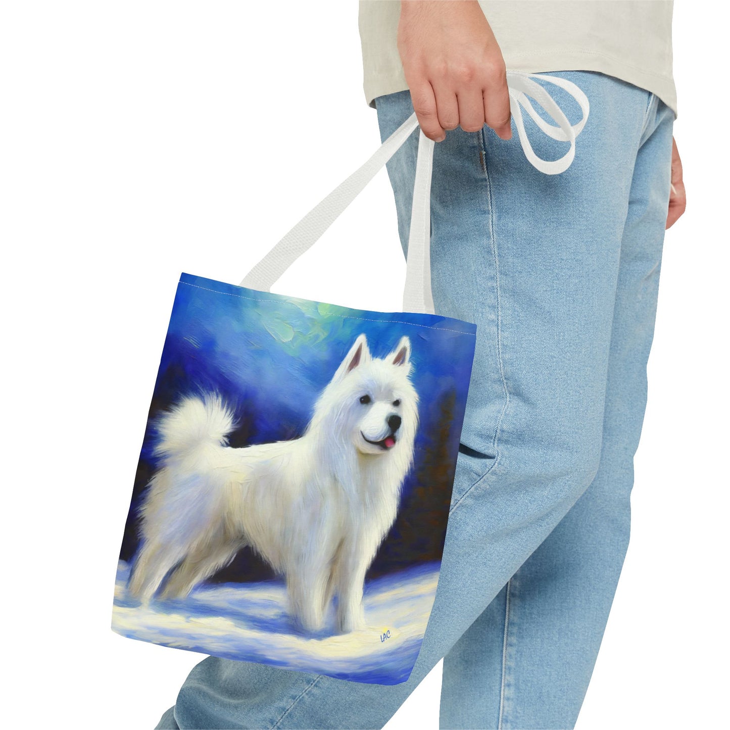 American Eskimo Dog Tote Bag - The Elegant Canine Companion