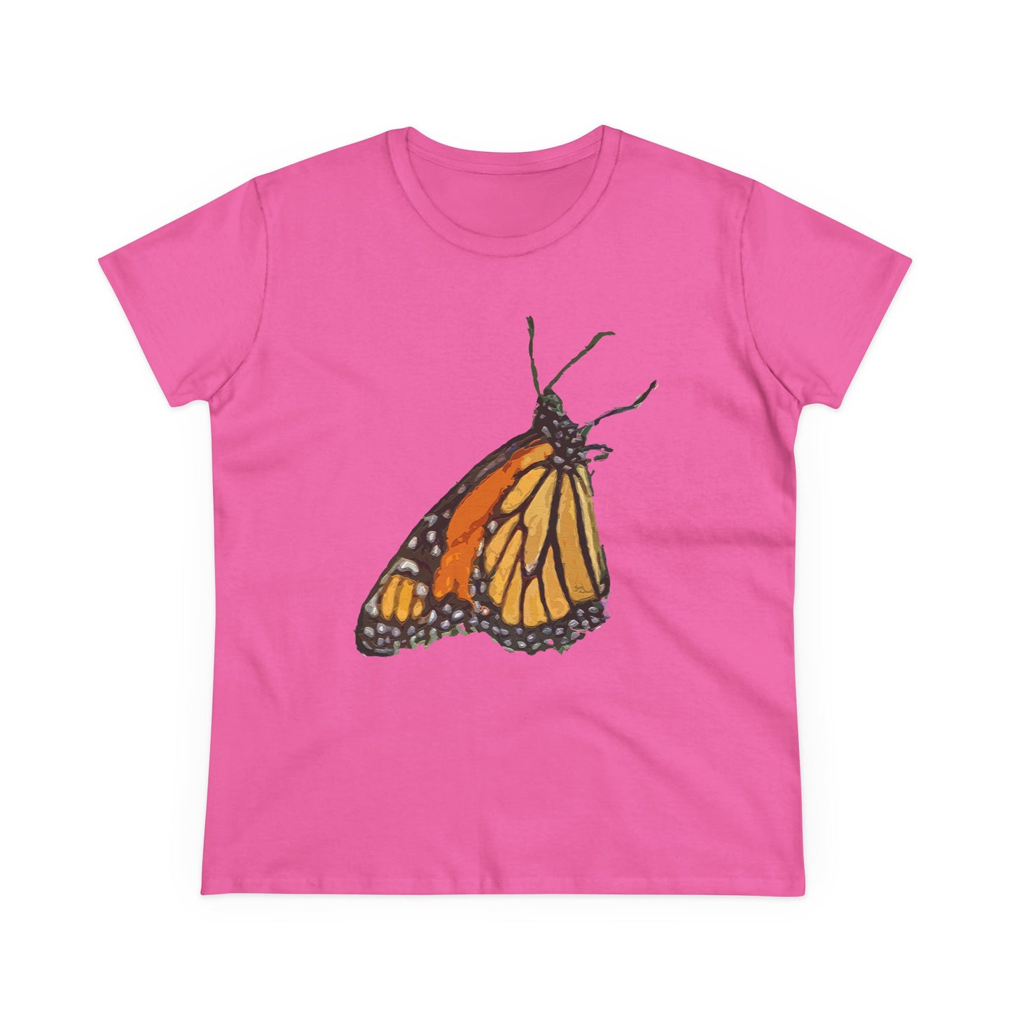 Monarch Butterfly Women's Midweight Cotton Tee