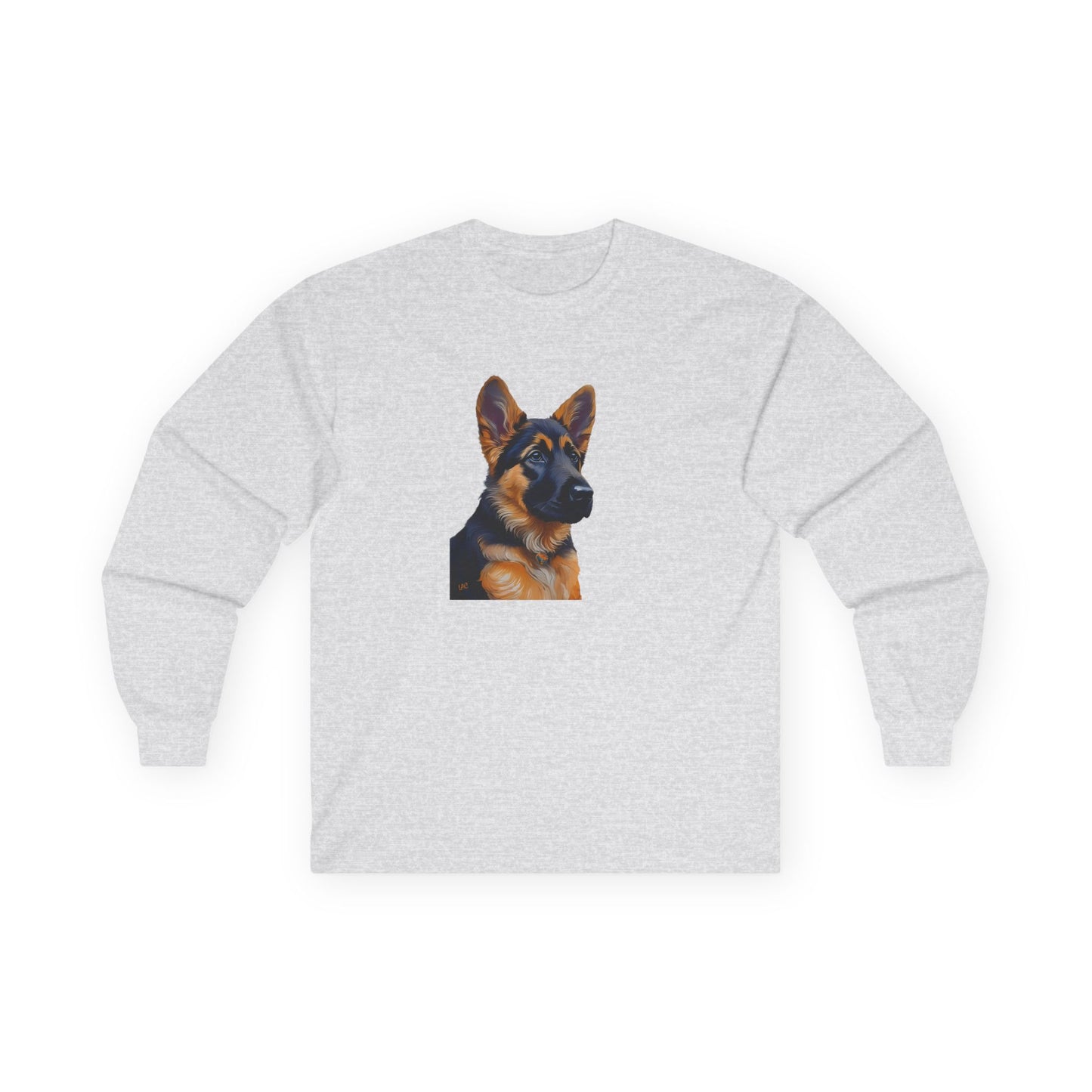 German Shepherd Puppy Classic Cotton Long Sleeve Tee