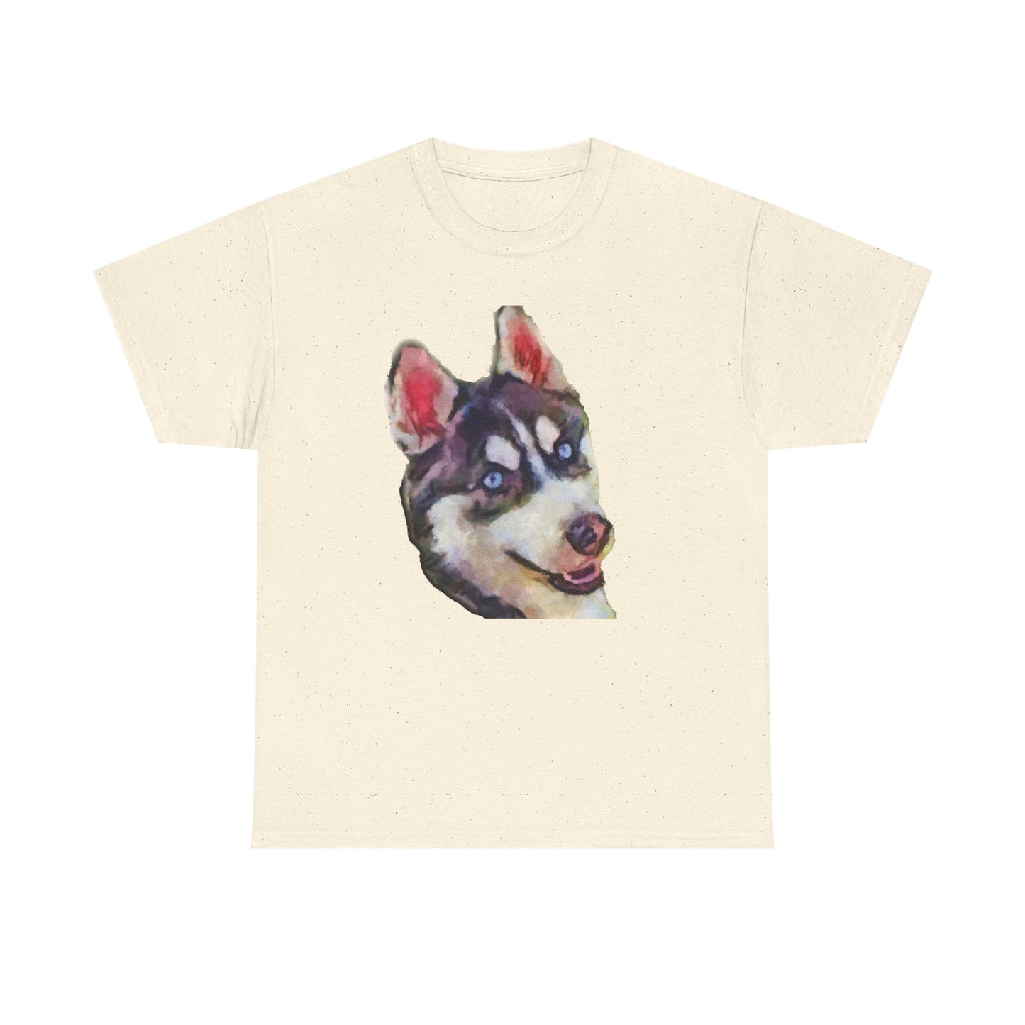 Siberian Husky 'Iditarod' Unisex Heavy Cotton Tee