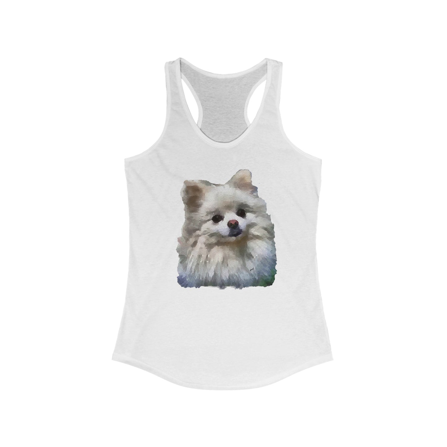 Pomeranian 'Snowball' Women's Racerback Tank