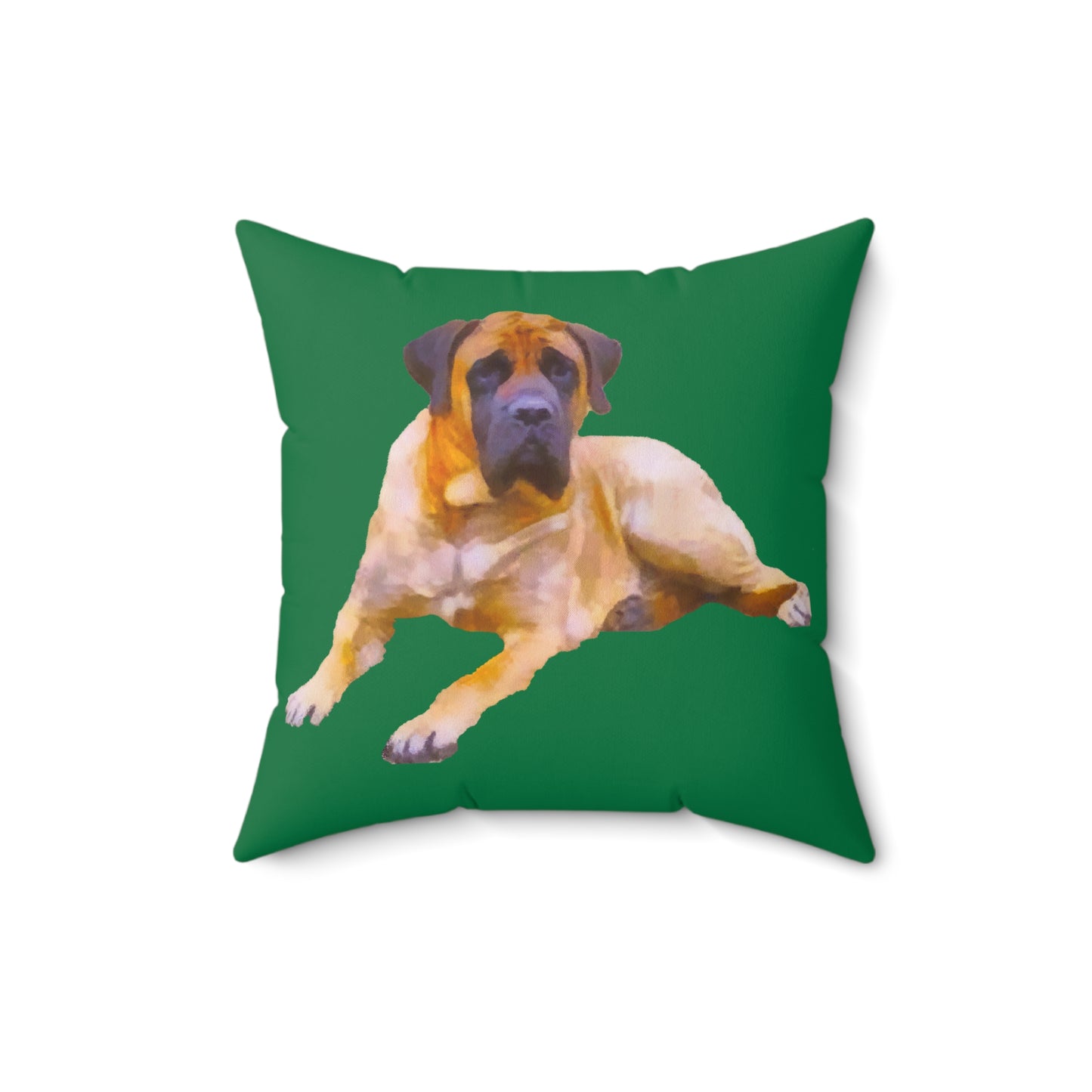 Mastiff 'Muarry' Spun Polyester Throw Pillow