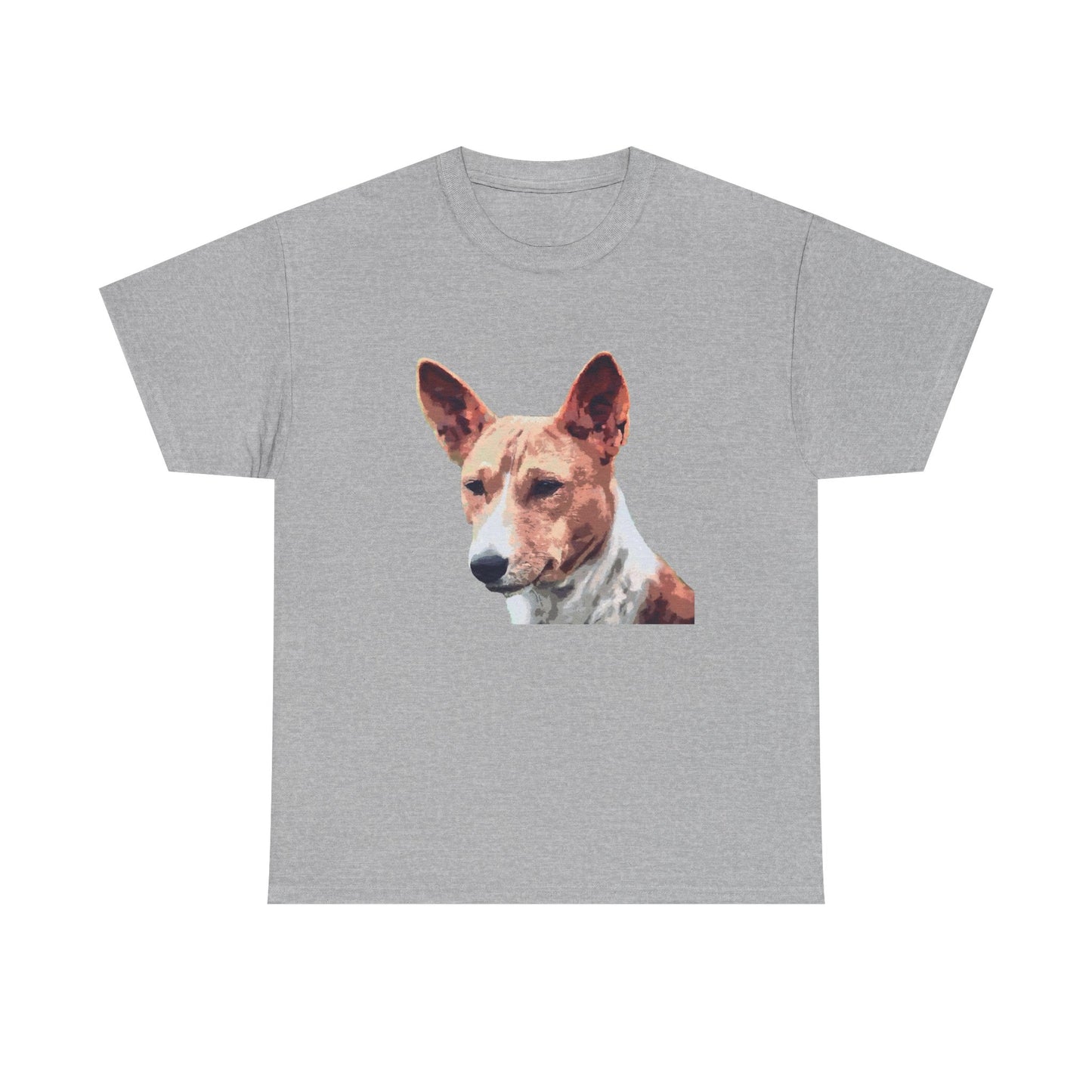 Basenji Unisex Heavy Cotton Tee: Yodel into Style!