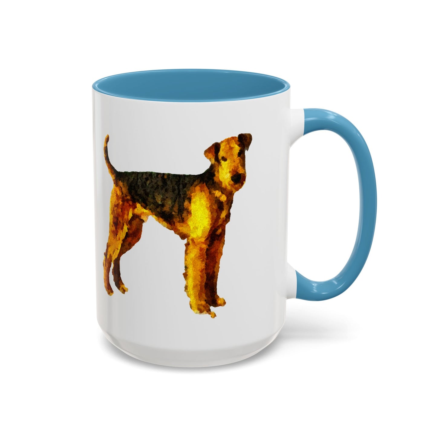 Airedale - Accent Ceramic Coffee Mug (11, 15oz)