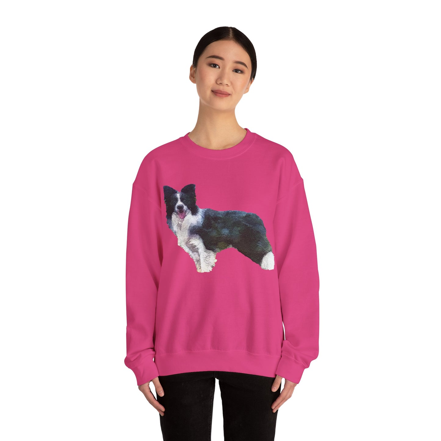 Border Collie 'Andrew' Unisex Crewneck Sweatshirt
