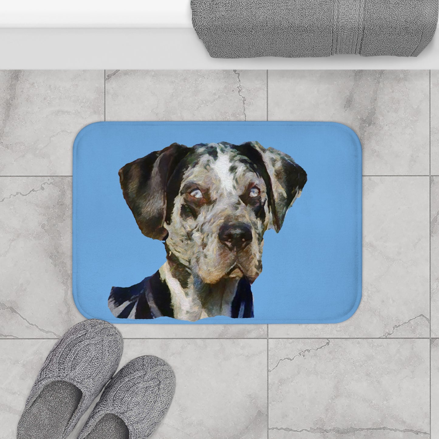 American Leopard Hound Bathroom Rug Mat