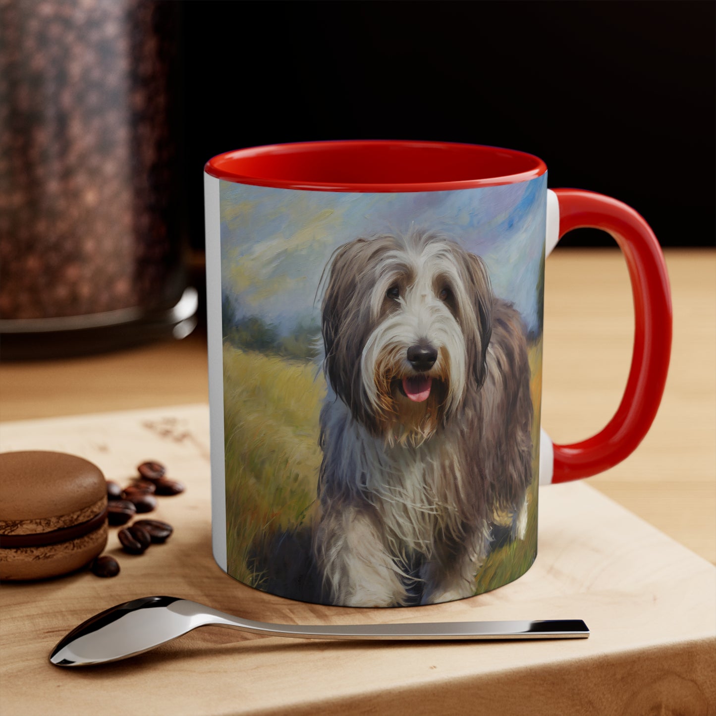 Bearded Collie 11oz Ceramic Accent Mug