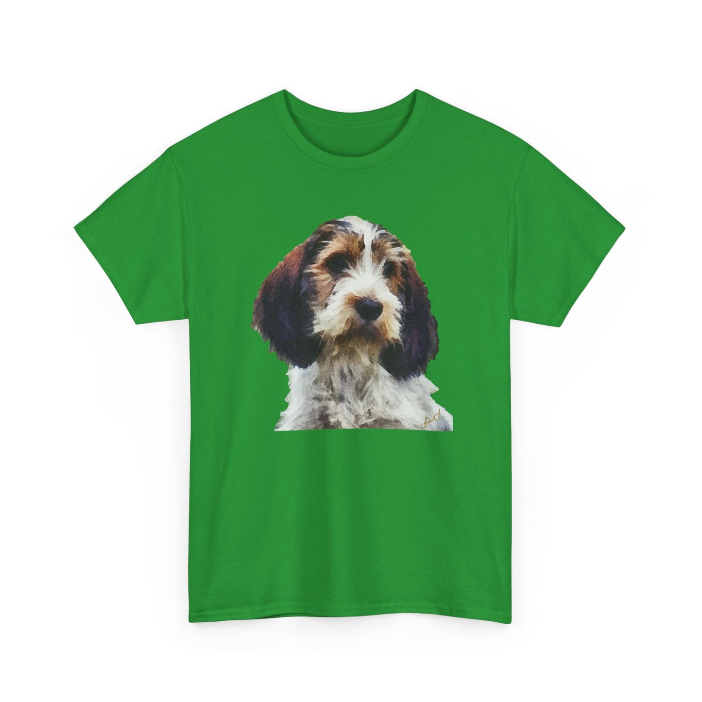 Petit Basset Griffon Unisex Heavy Cotton Tee