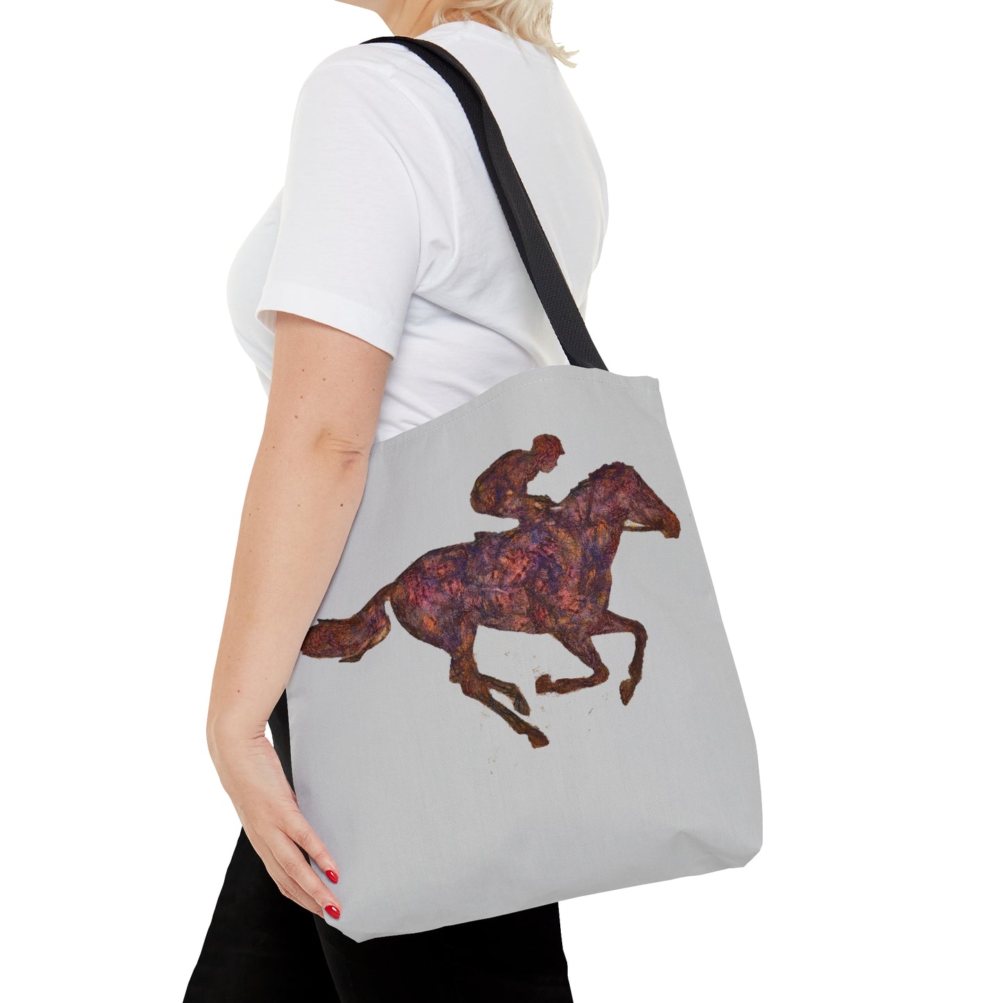 Race Horse Tote Bag