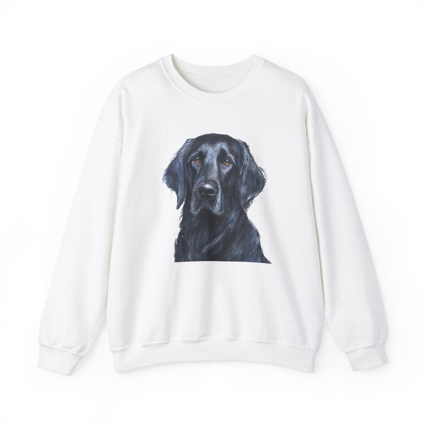 Flat-Coated Retriever 50/50 Blend Crewneck Sweatshirt