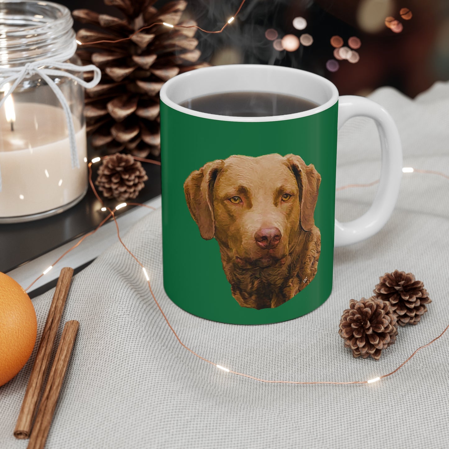 Chesapeake Bay Retriever Ceramic Mug 11oz – Sip with a Splash of Love!